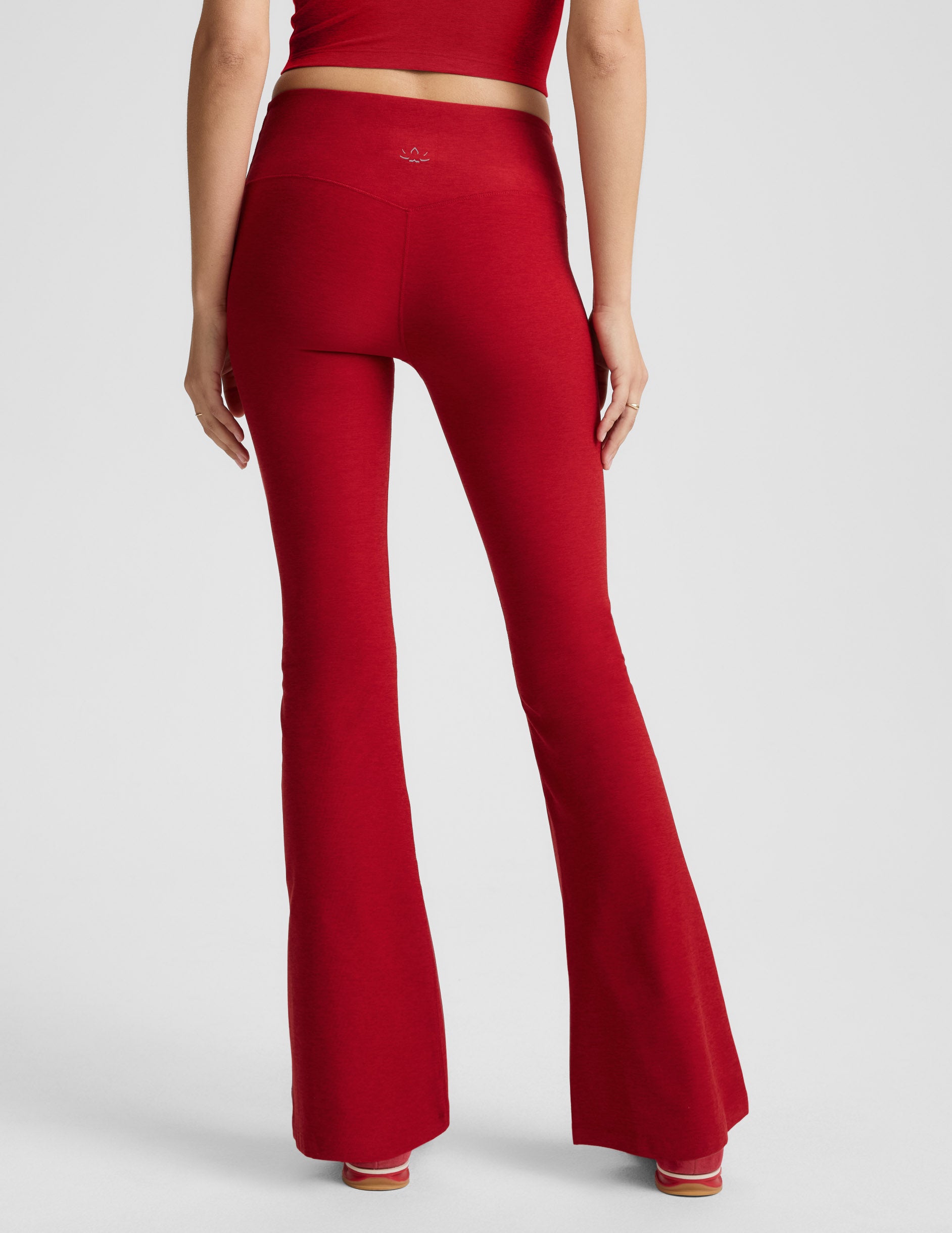 Spacedye™ Mid-Rise Bootcut Pant - Holly Red Heather