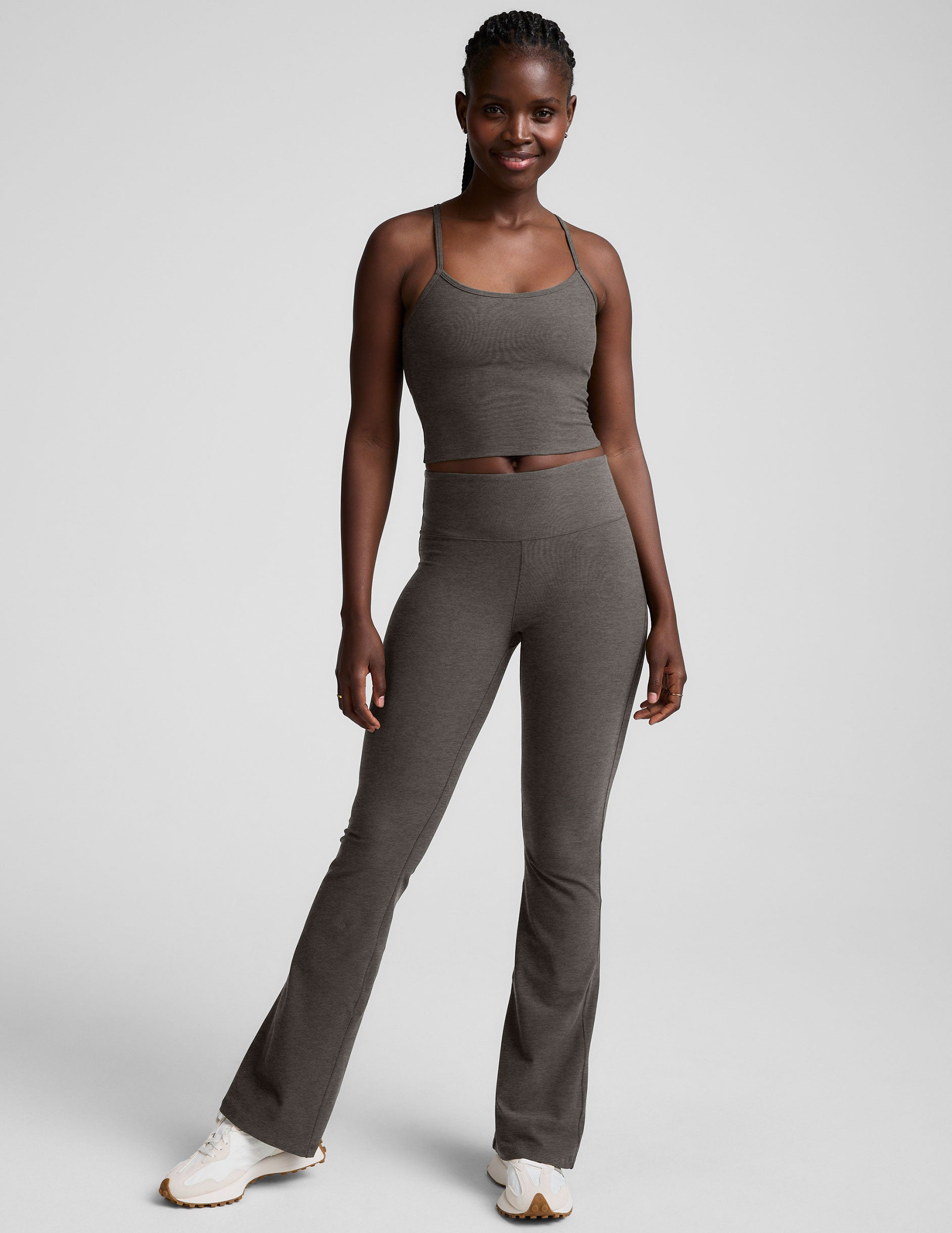Spacedye™ Mid-Rise Bootcut Pant - True Gray Heather