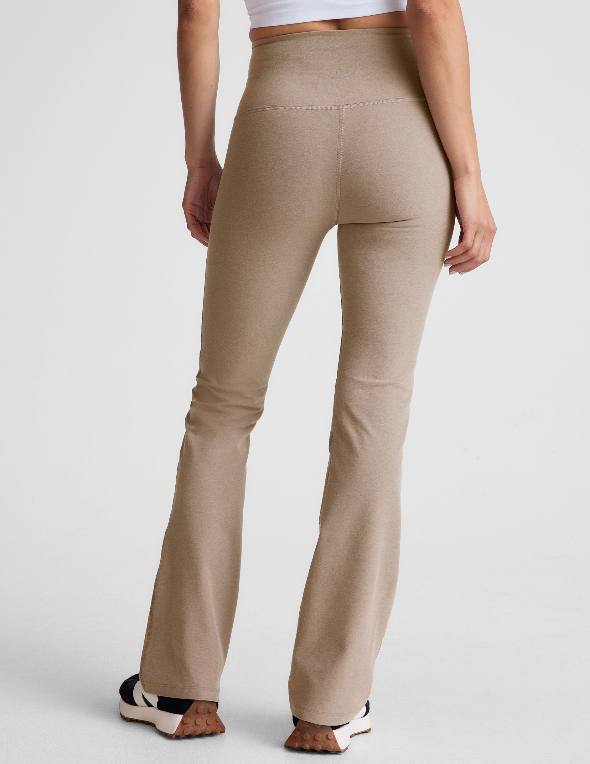 Spacedye™ High Waisted Practice Pocket Bootcut Pant 31" - Birch Heather