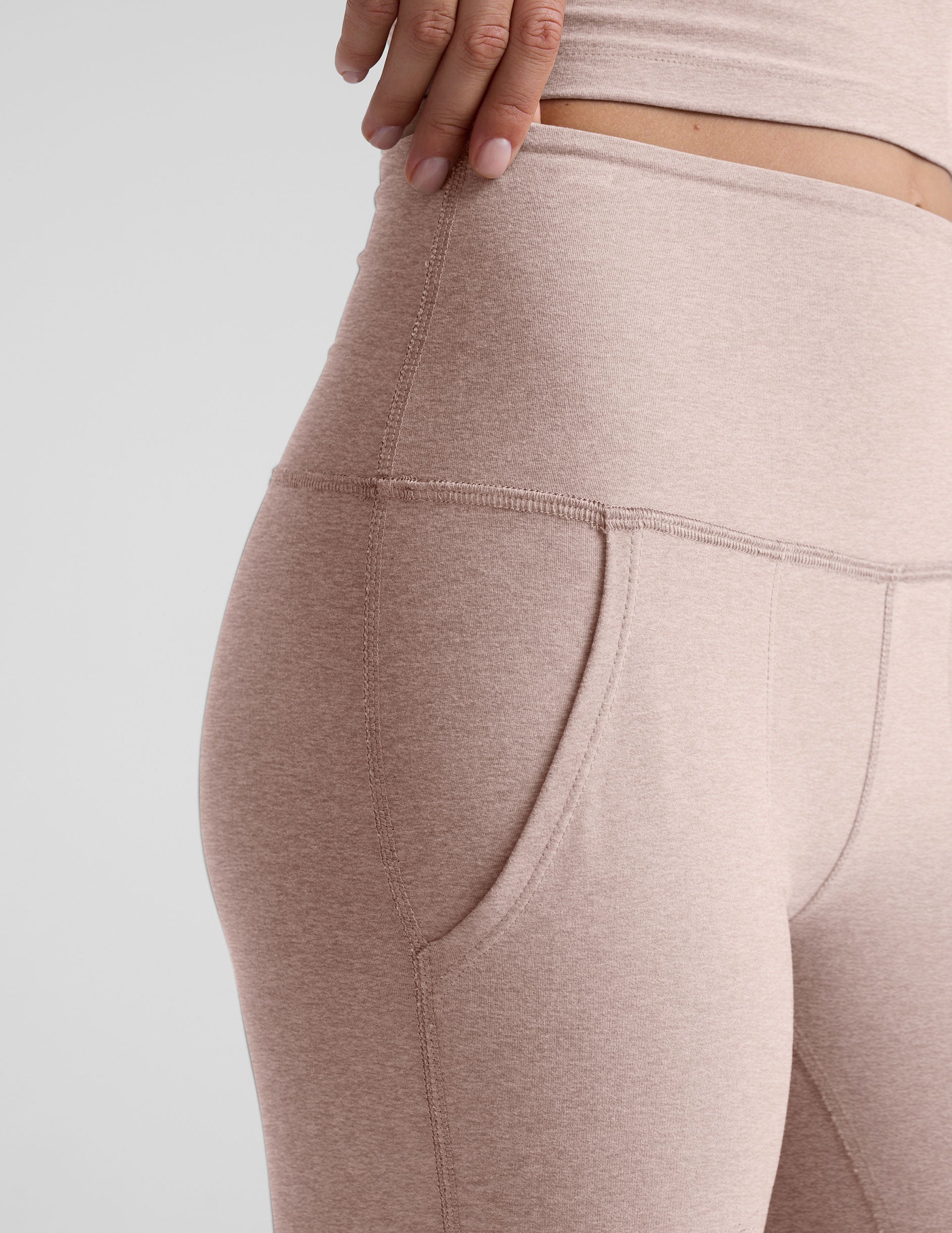 Spacedye™ High Waisted Practice Pocket Bootcut Pant 31" - Chai