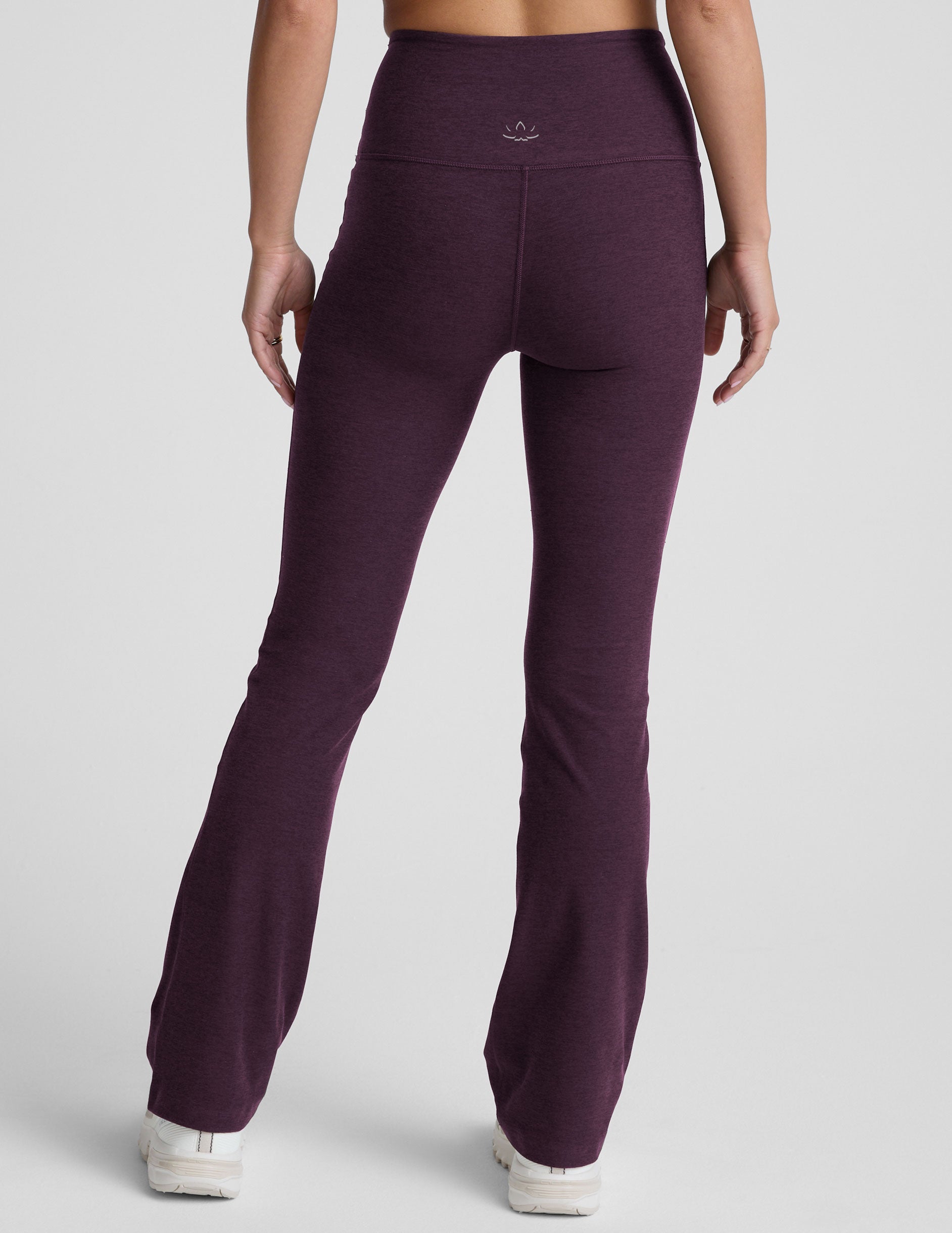 Spacedye™ High Waisted Practice Pocket Bootcut Pant 31" - Eggplant Purple Heather