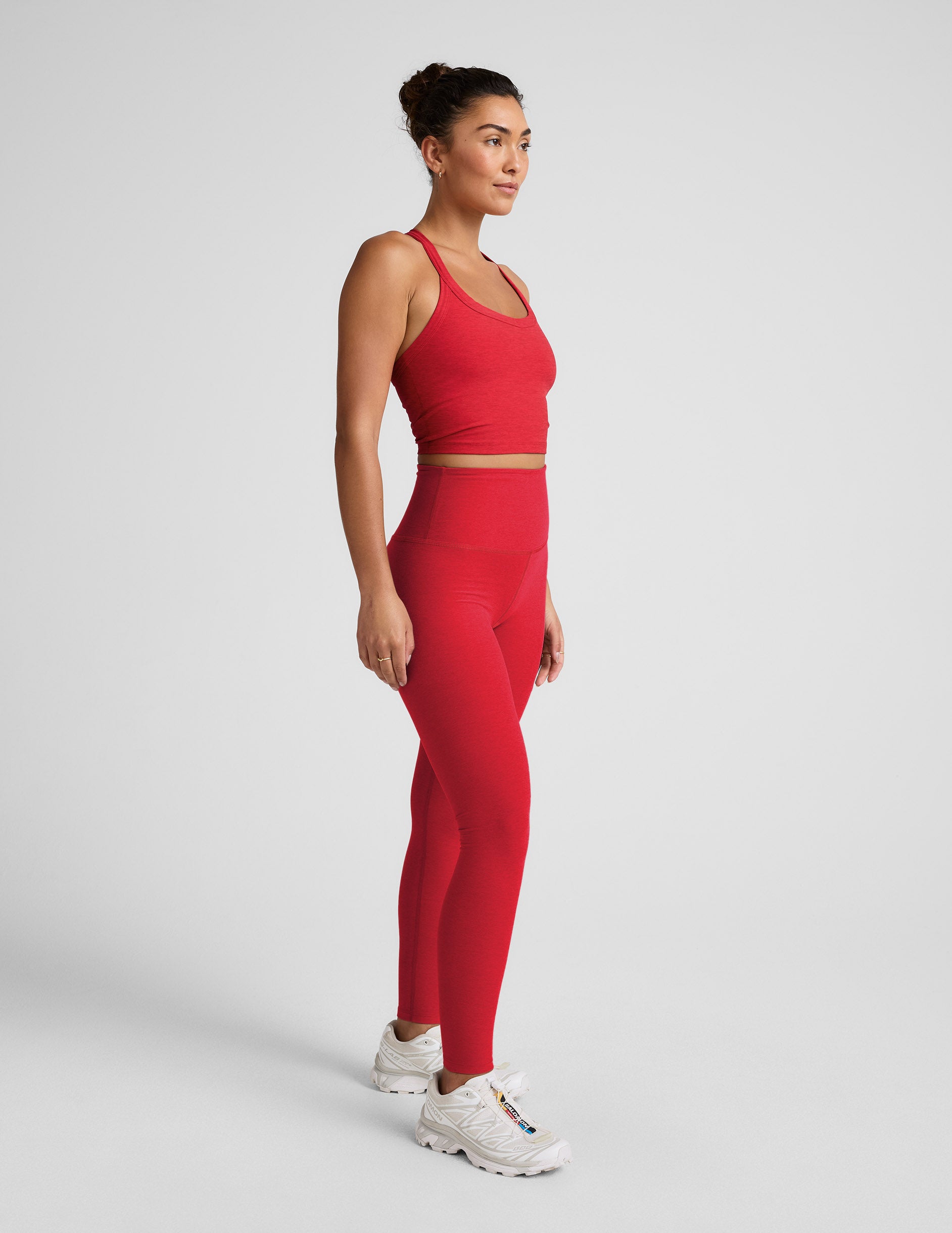 Spacedye™ Vitalize Full Length Legging - Chili Red Heather