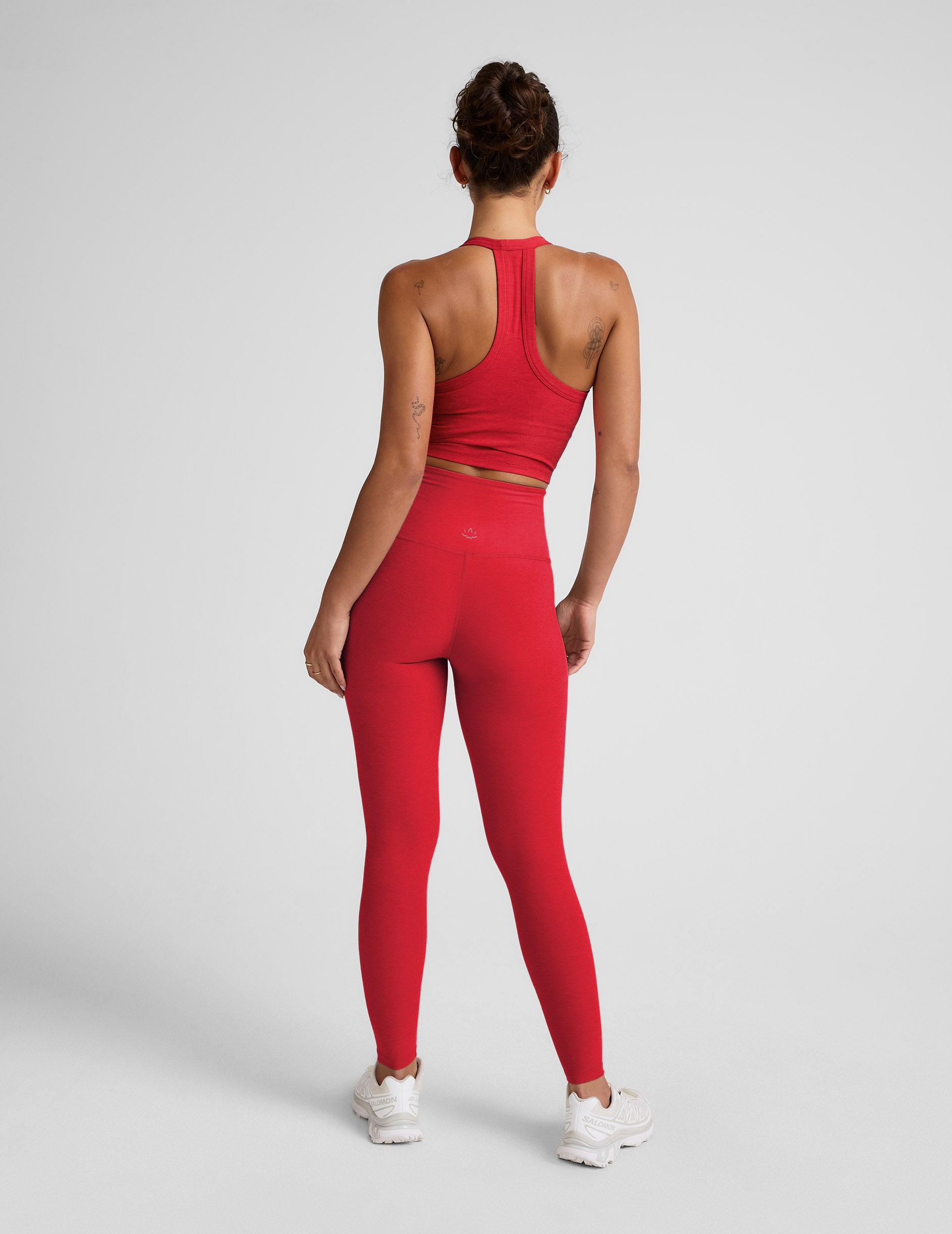 Spacedye™ Vitalize Full Length Legging - Chili Red Heather
