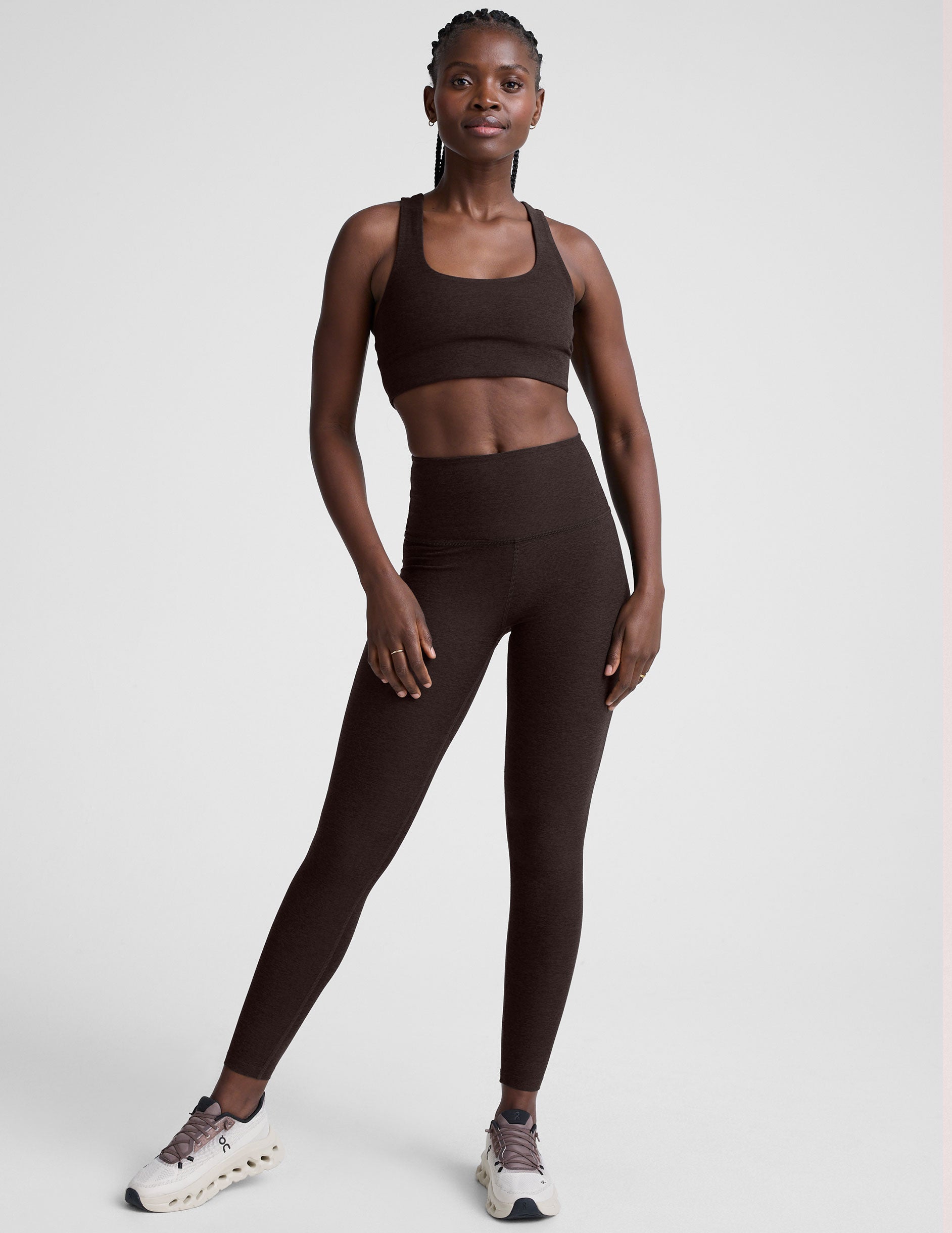 Spacedye™ Vitalize Full Length Legging - Dark Chocolate Heather