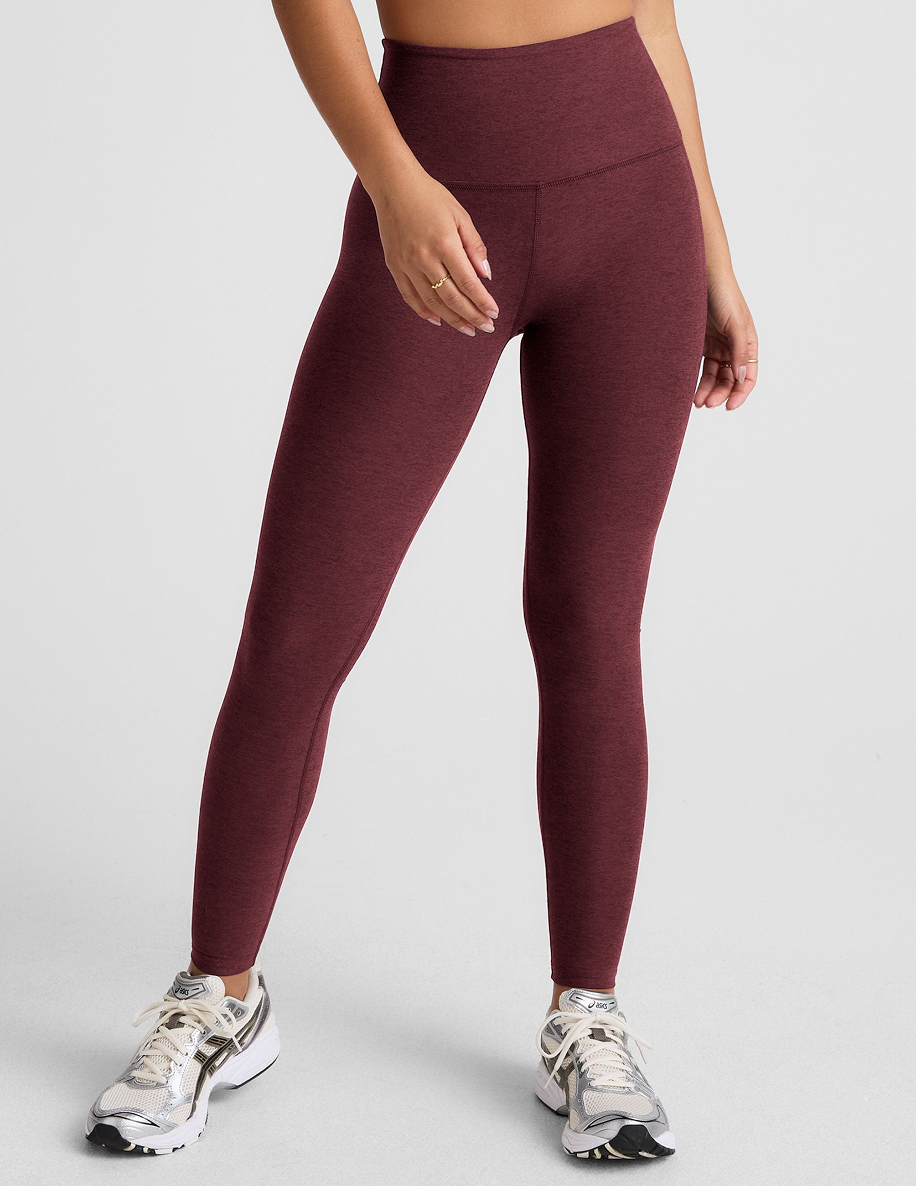 Spacedye™ Vitalize Full Length Legging - Midnight Burgundy Heather