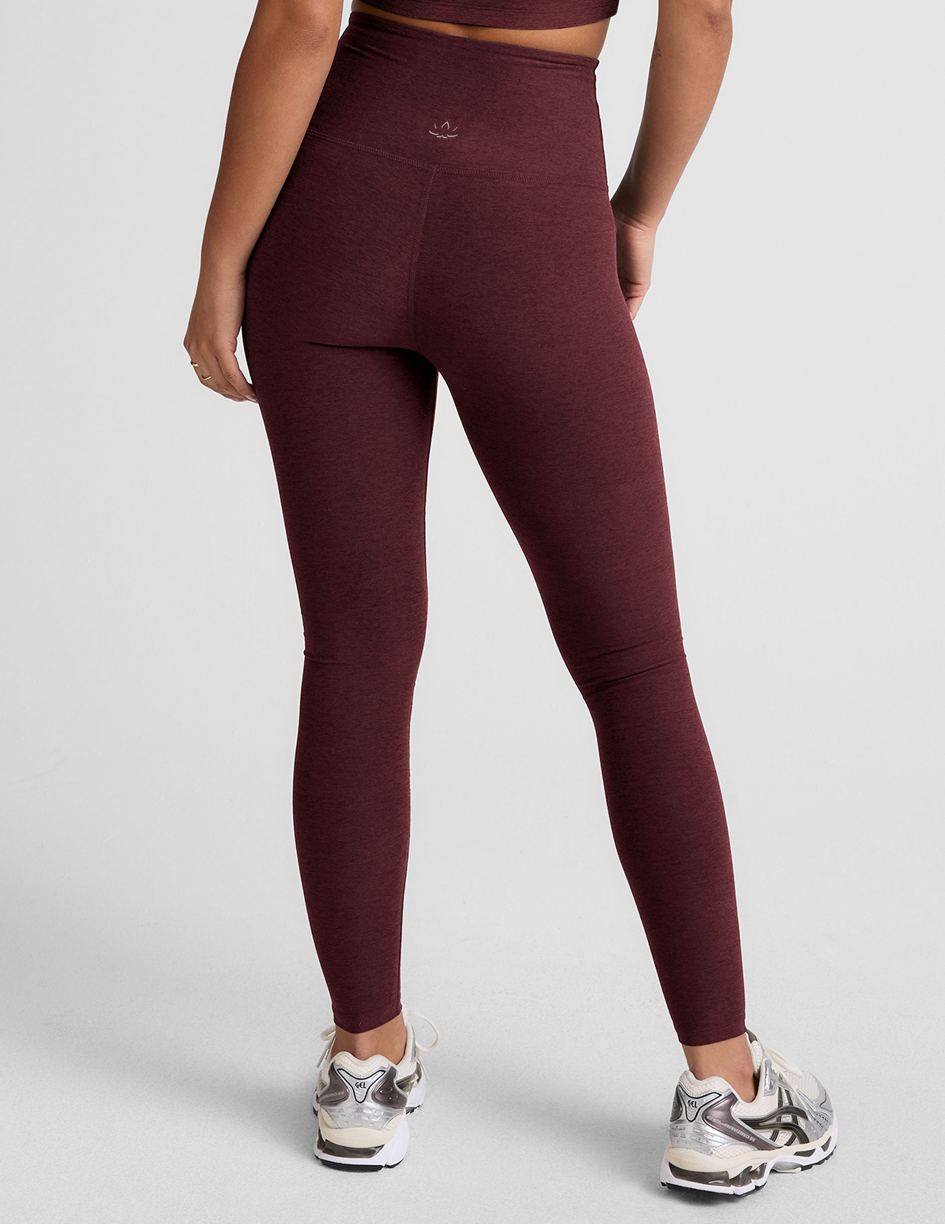 Spacedye™ Vitalize Full Length Legging - Midnight Burgundy Heather