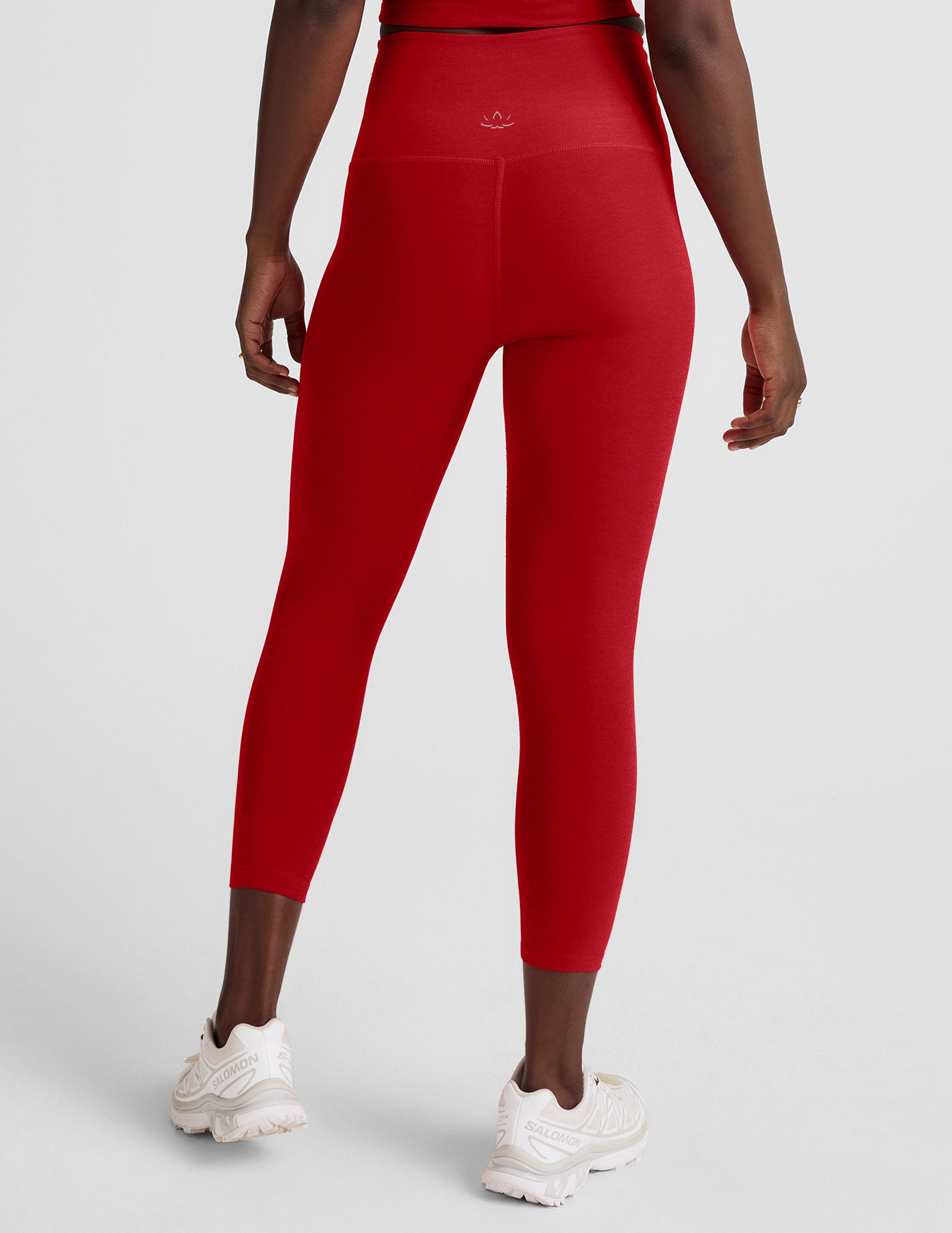 Spacedye™ Walk And Talk High Waisted Capri Legging - Holly Red Heather