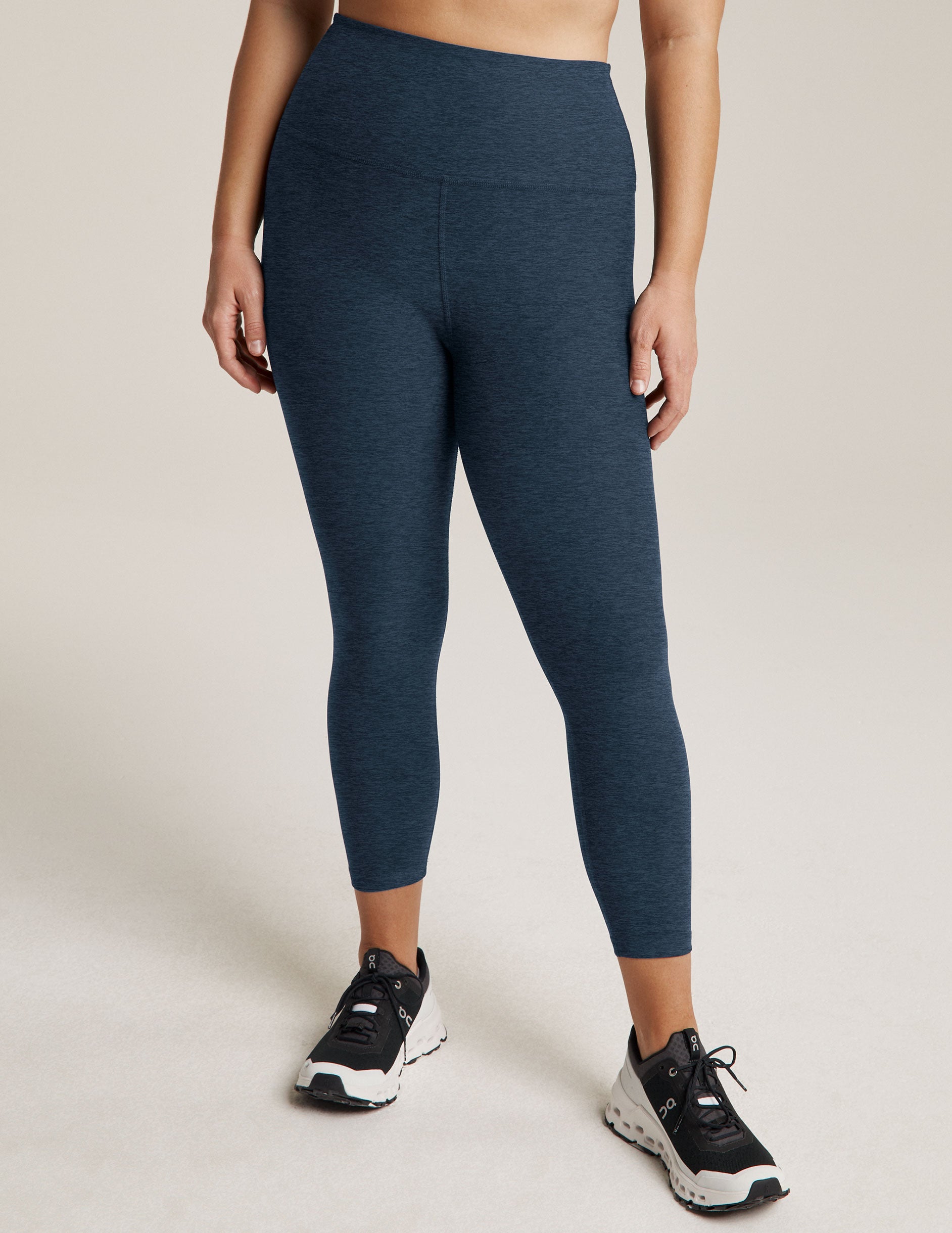 Spacedye™ Walk And Talk High Waisted 26" Capri Legging - Nocturnal Navy