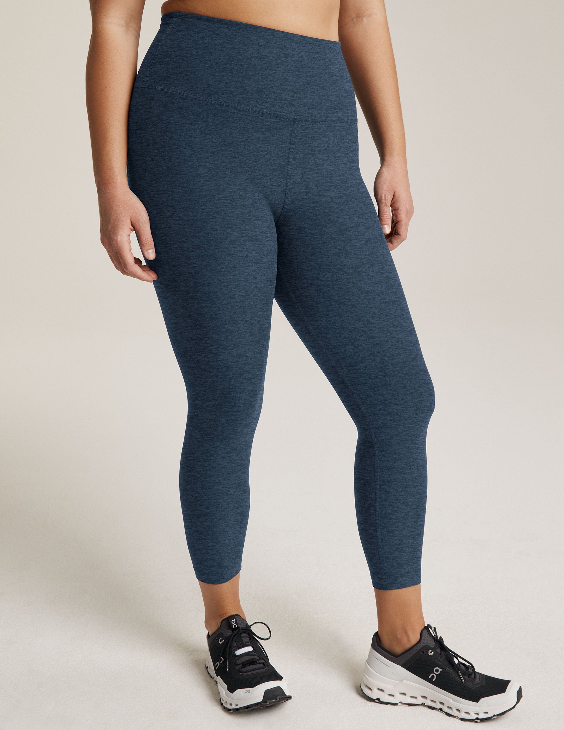 Spacedye™ Walk And Talk High Waisted 26" Capri Legging - Nocturnal Navy