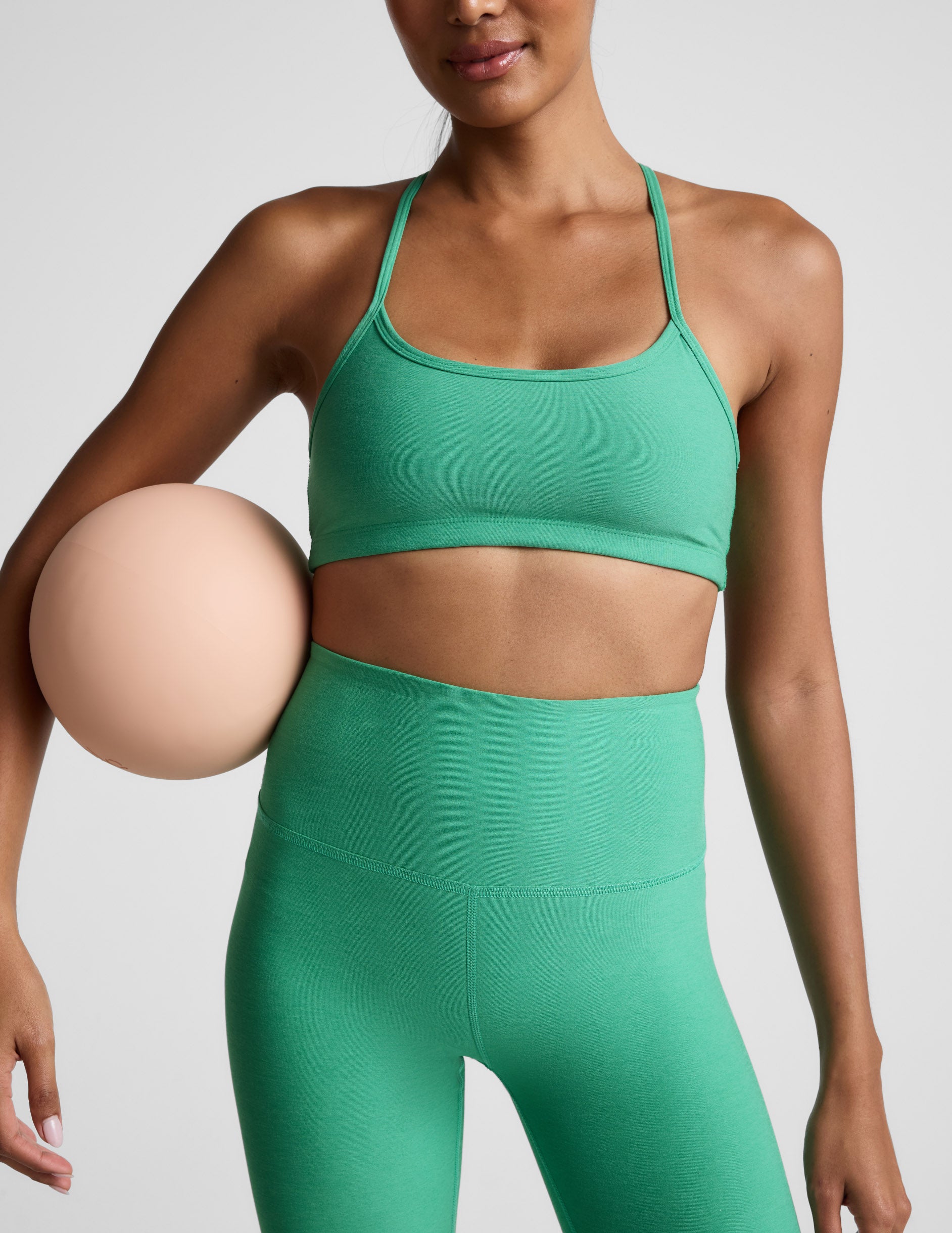 Spacedye™ Caught In The Midi High Waisted Legging - Bright Emerald Heather