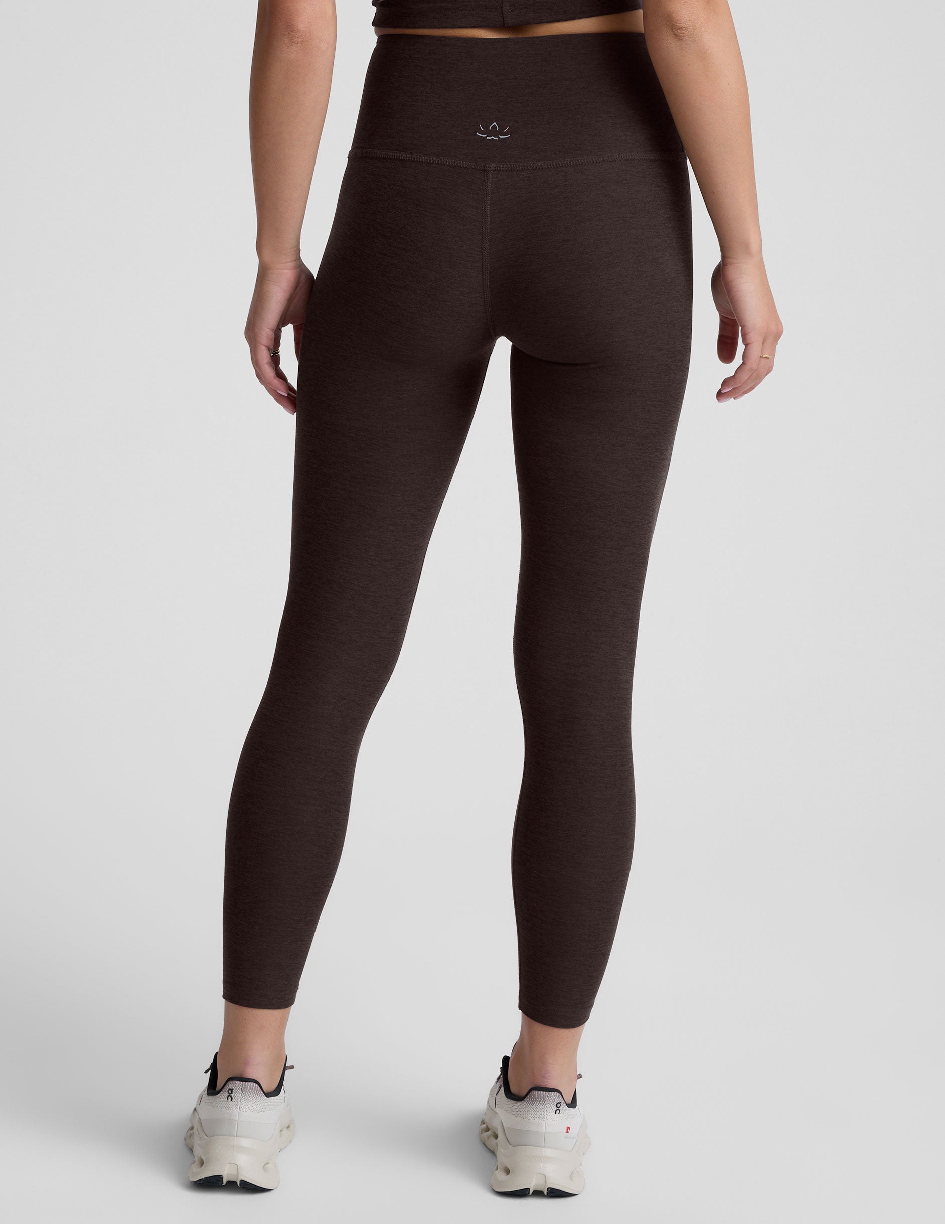 Spacedye™ Caught In The Midi High Waisted Legging - Dark Chocolate Heather