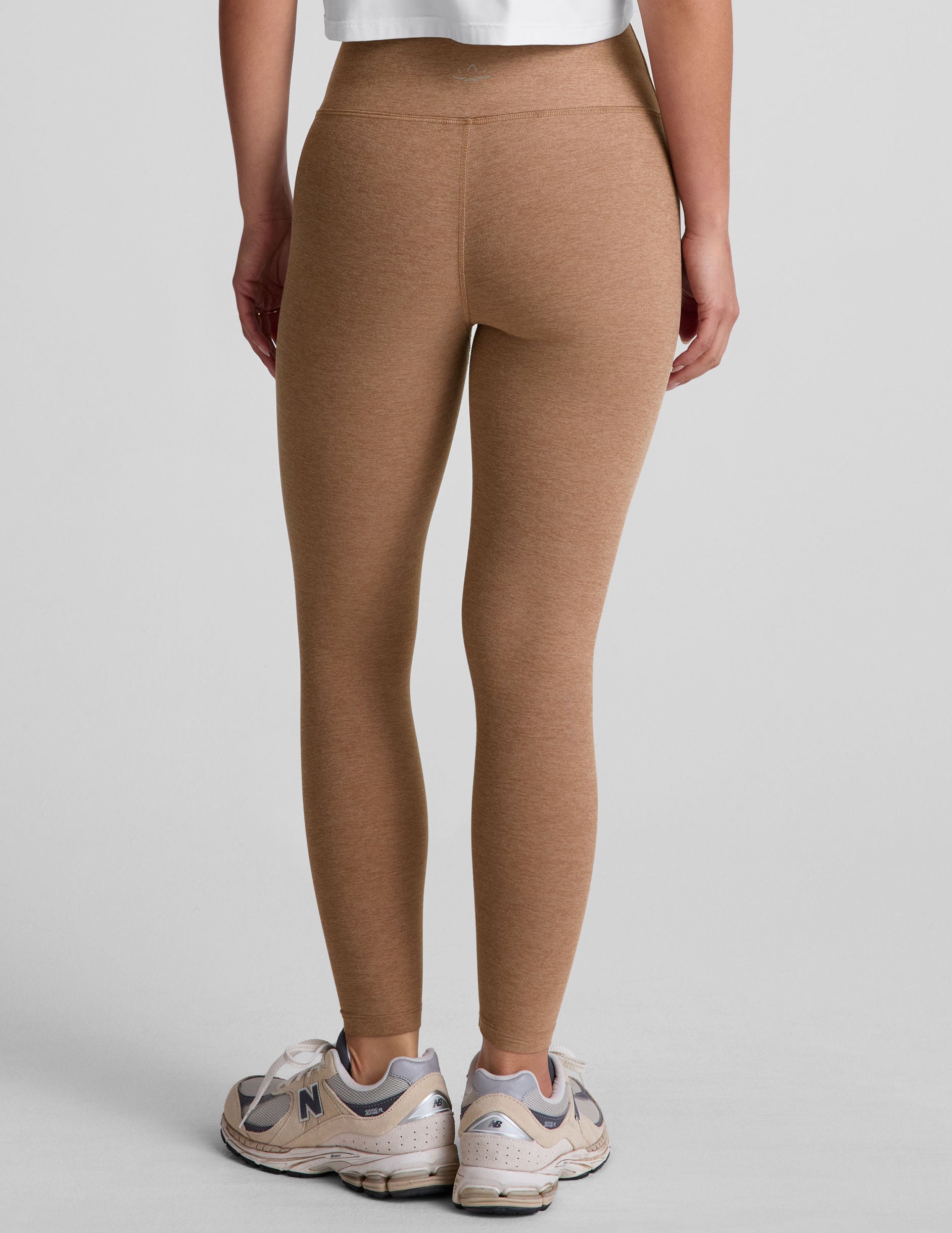 Spacedye™ Caught In The Midi High Waisted Legging - Desert Sand Heather