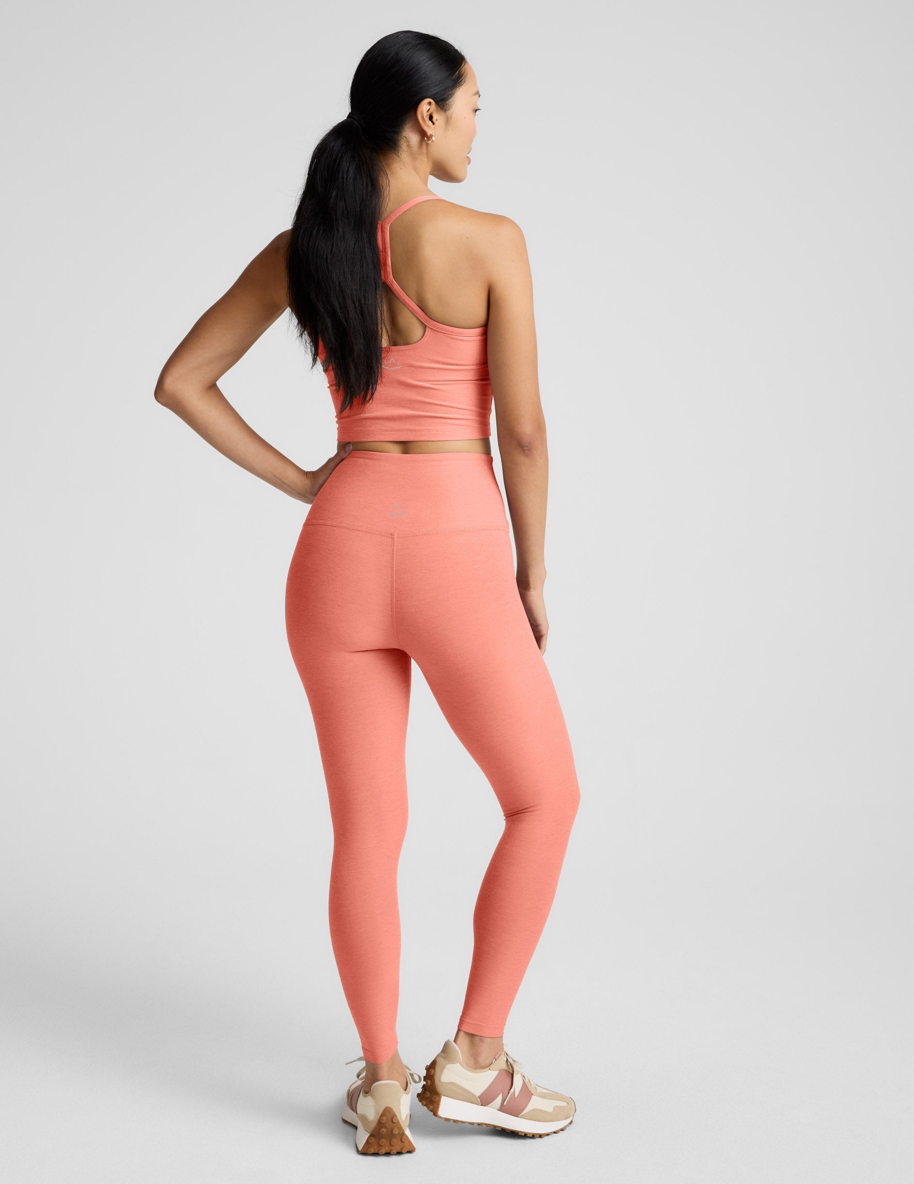 Spacedye™ Caught In The Midi High Waisted Legging - Dreamsicle Heather