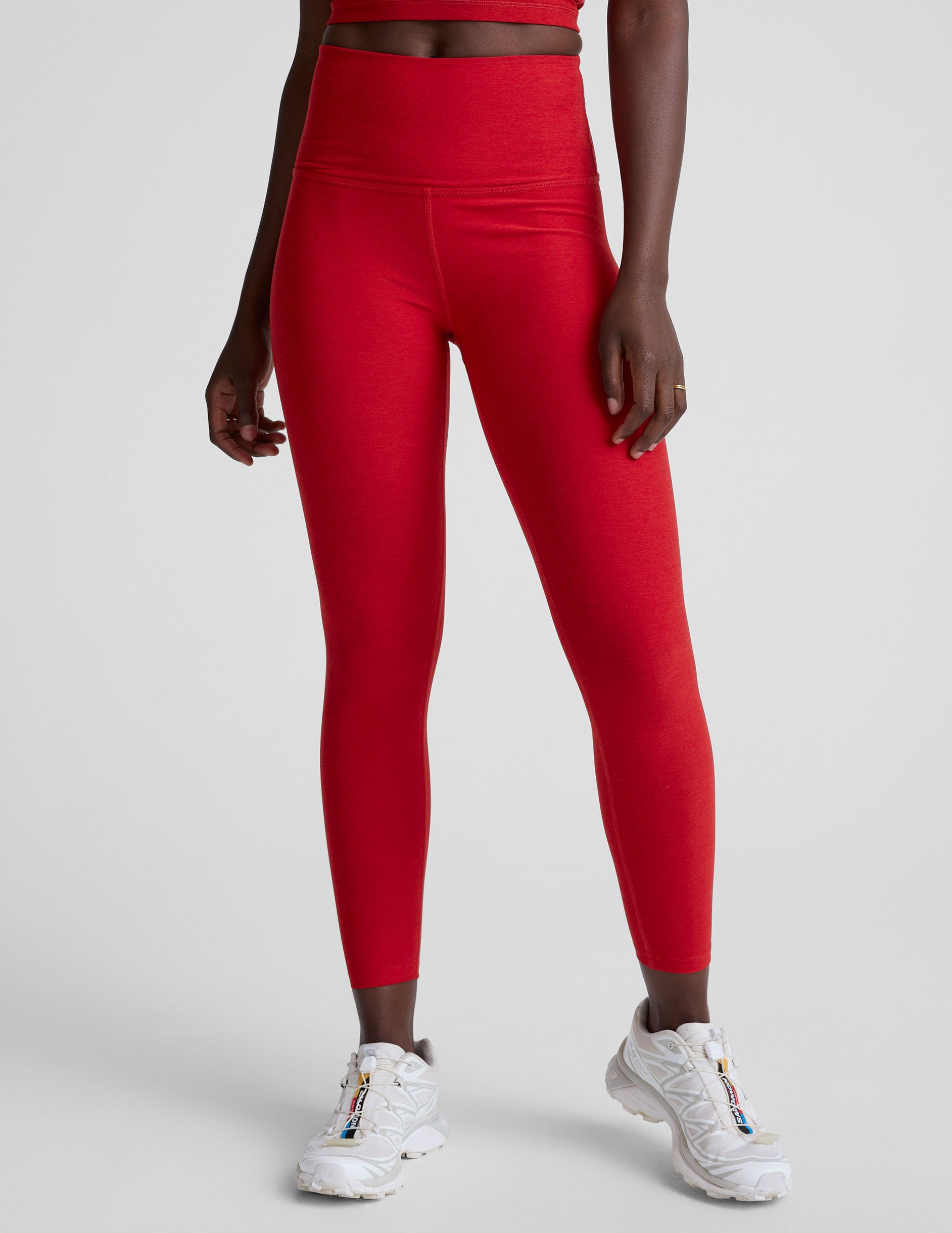 Spacedye™ Caught In The Midi High Waisted Legging - Holly Red Heather