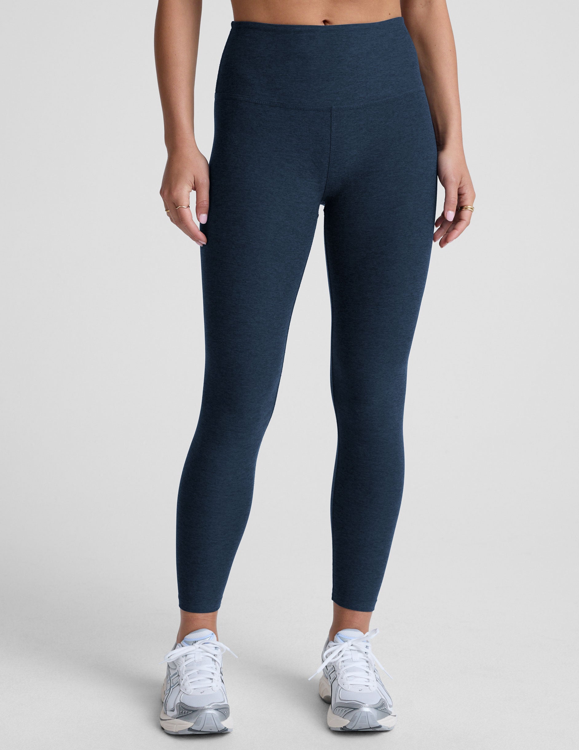 Spacedye™ Caught In The Midi High Waisted Legging - Nocturnal Navy