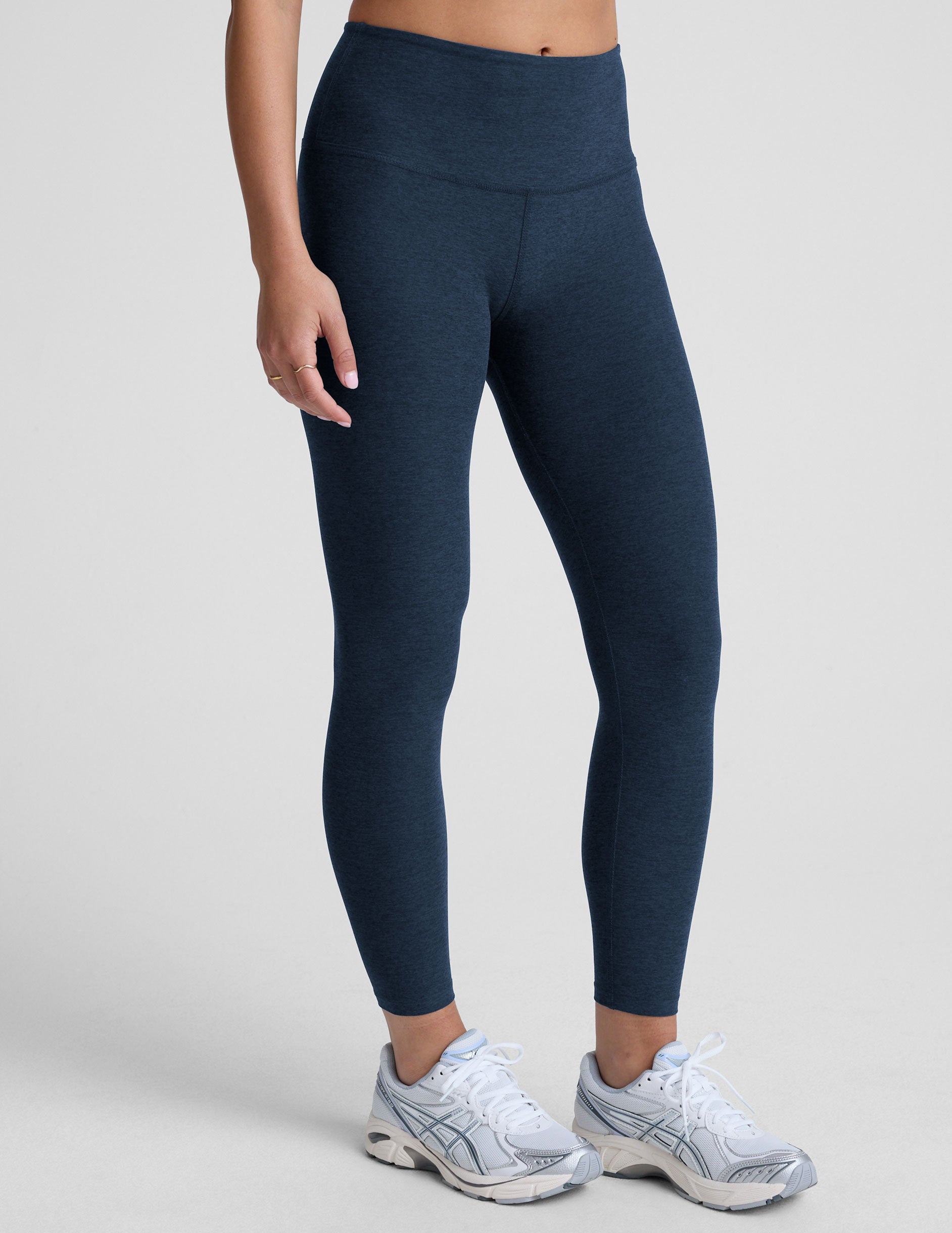 Spacedye™ Caught In The Midi High Waisted Legging - Nocturnal Navy