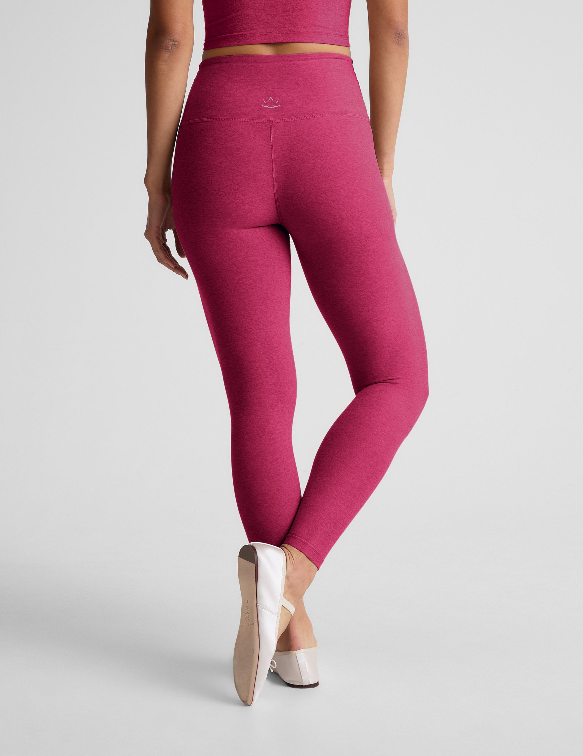 Spacedye™ Caught In The Midi High Waisted Legging - Sangria Heather