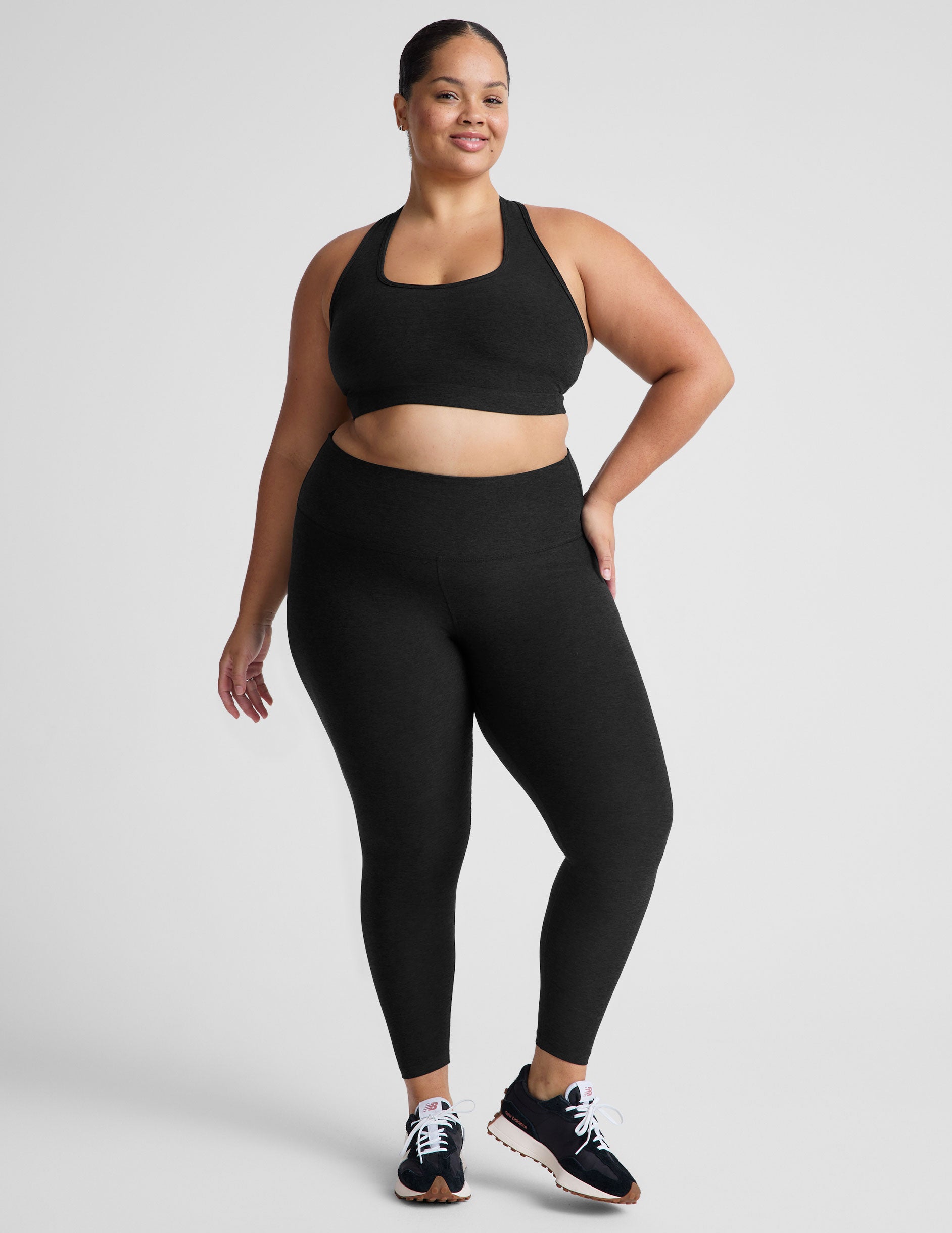 Spacedye™ Caught In The Midi High Waisted Legging - Darkest Night