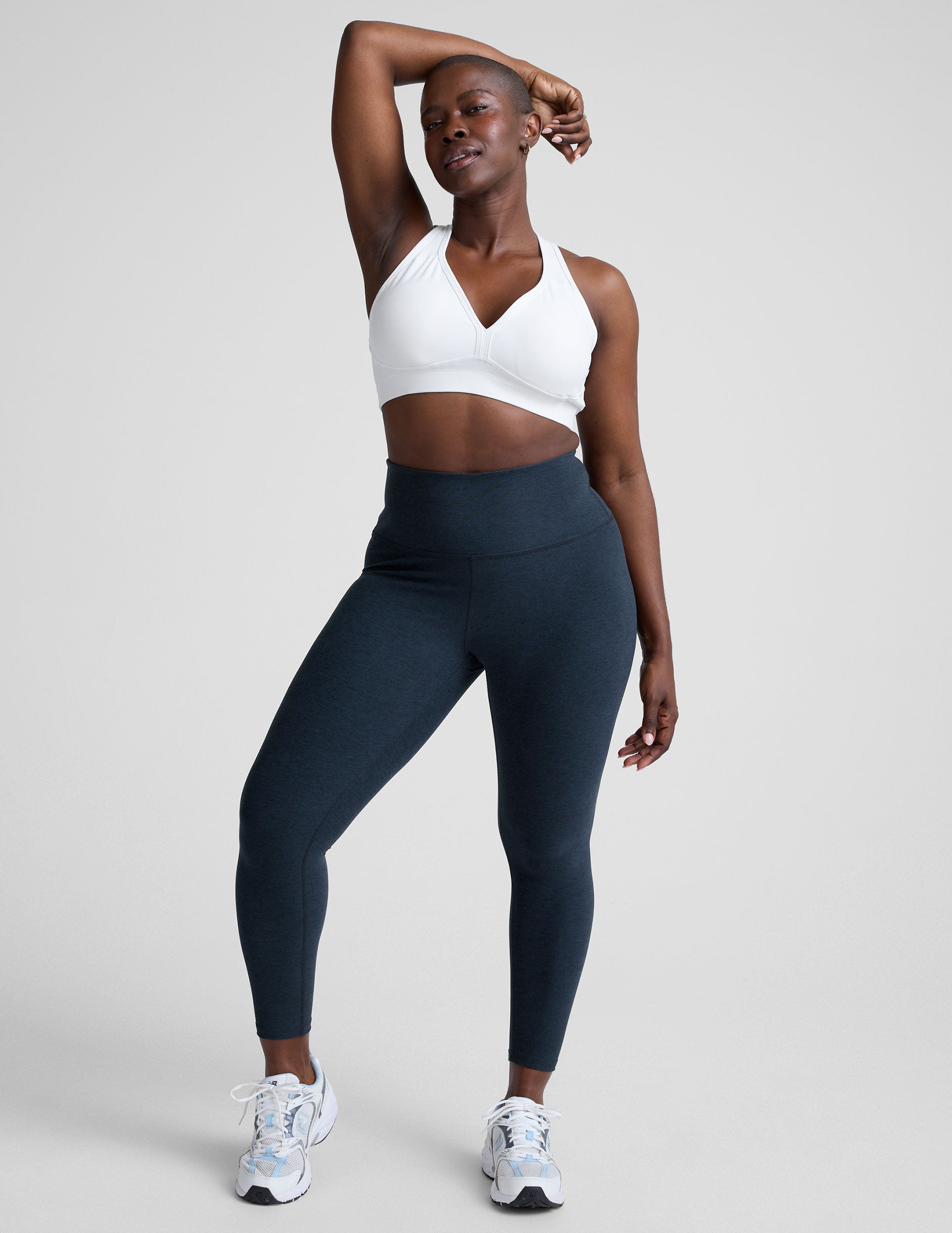 Spacedye™ Caught In The Midi High Waisted Legging - Nocturnal Navy