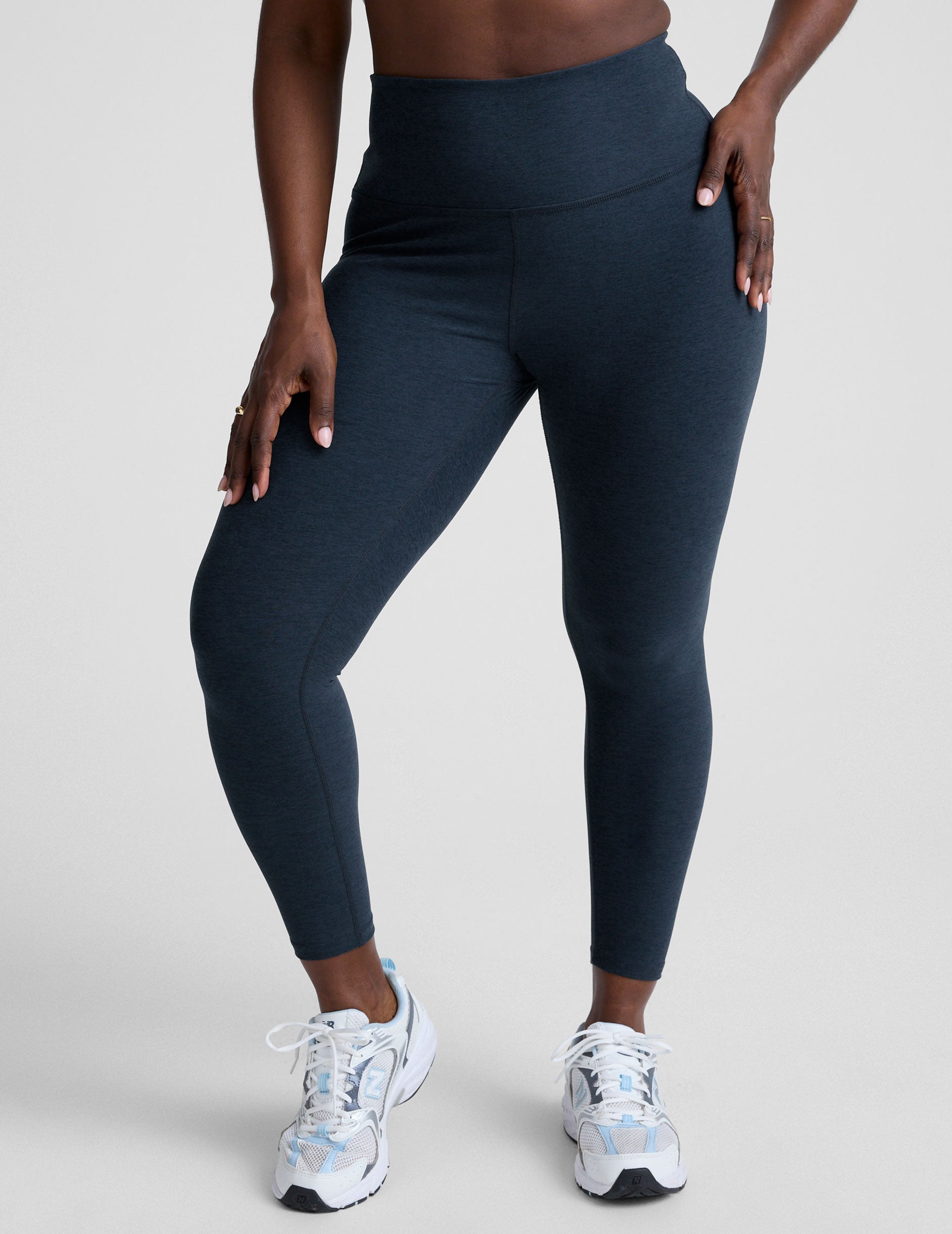 Spacedye™ Caught In The Midi High Waisted Legging - Nocturnal Navy
