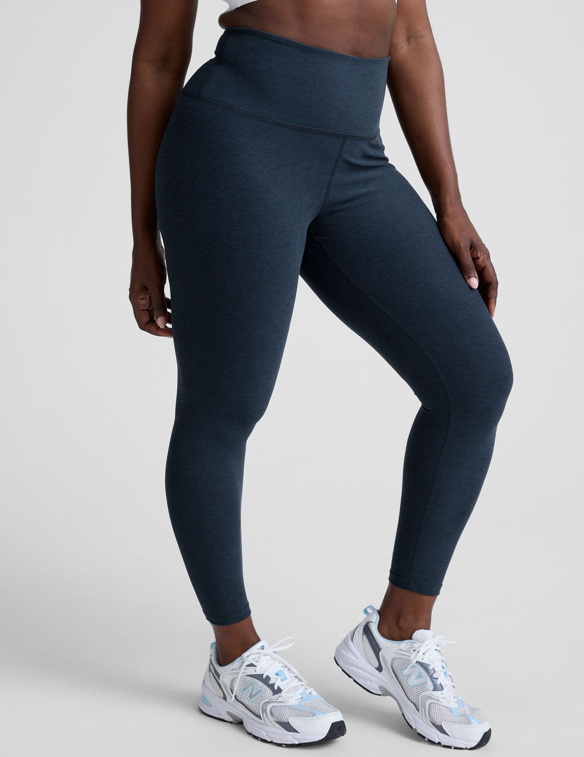 Spacedye™ Caught In The Midi High Waisted Legging - Nocturnal Navy