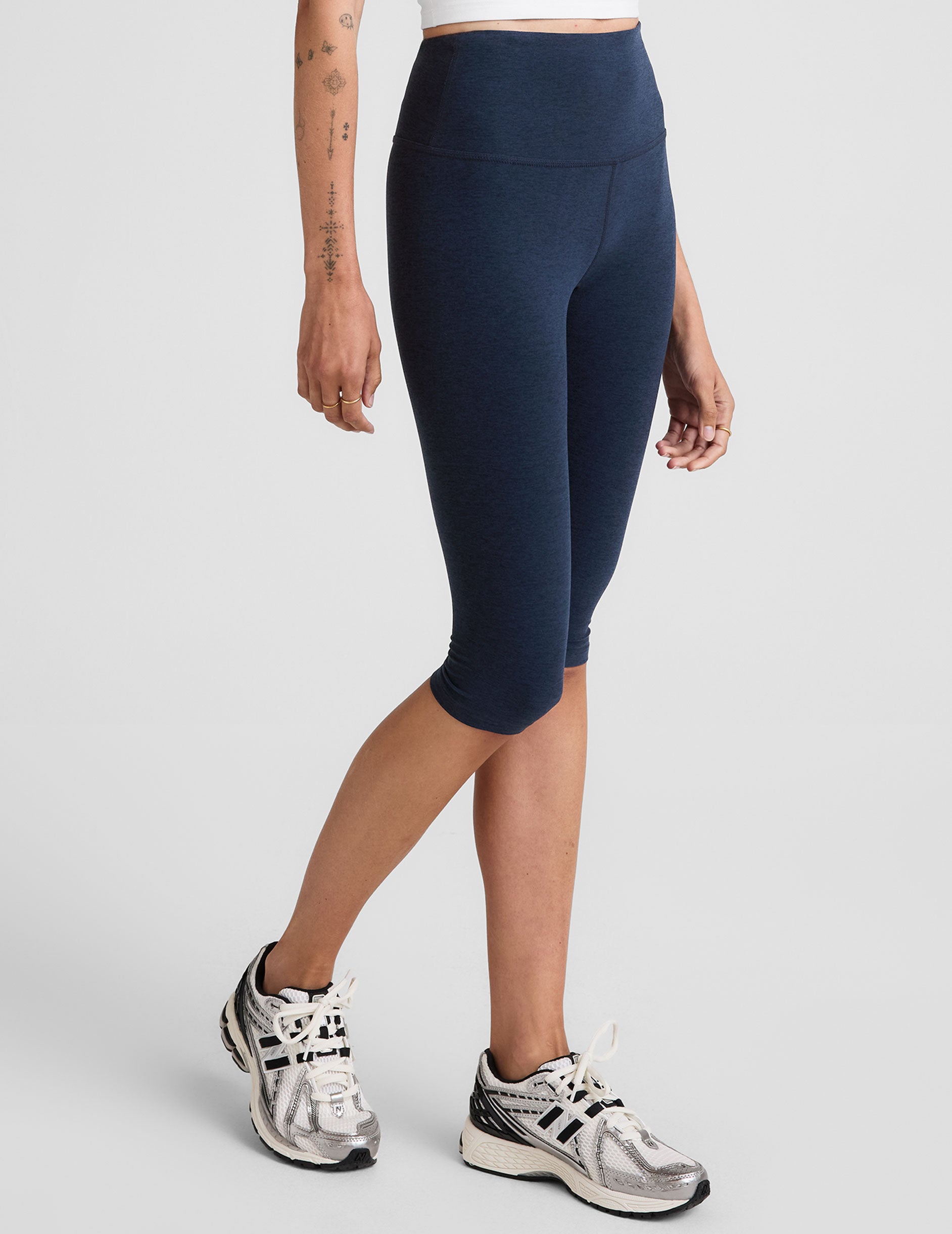 Spacedye™ Pedal Pusher High Waisted Legging - Nocturnal Navy