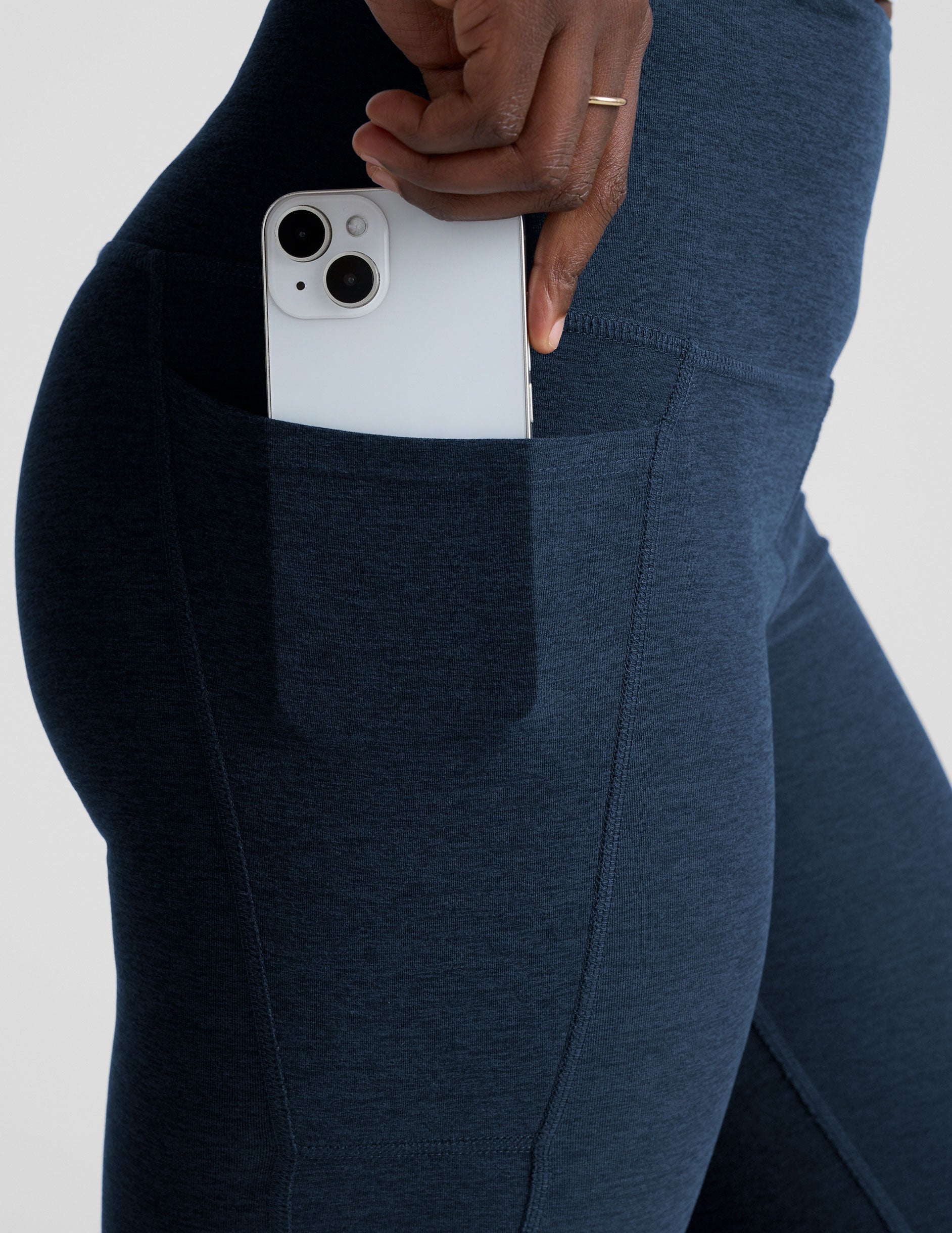 Spacedye™ Out Of Pocket High Waisted Midi Legging - Nocturnal Navy