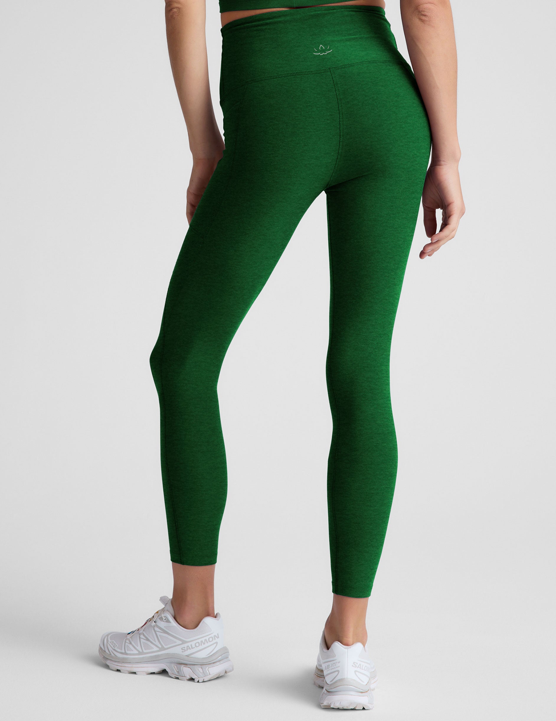 Spacedye™ Out Of Pocket High Waisted Midi Legging - Summer Thyme Green Heather