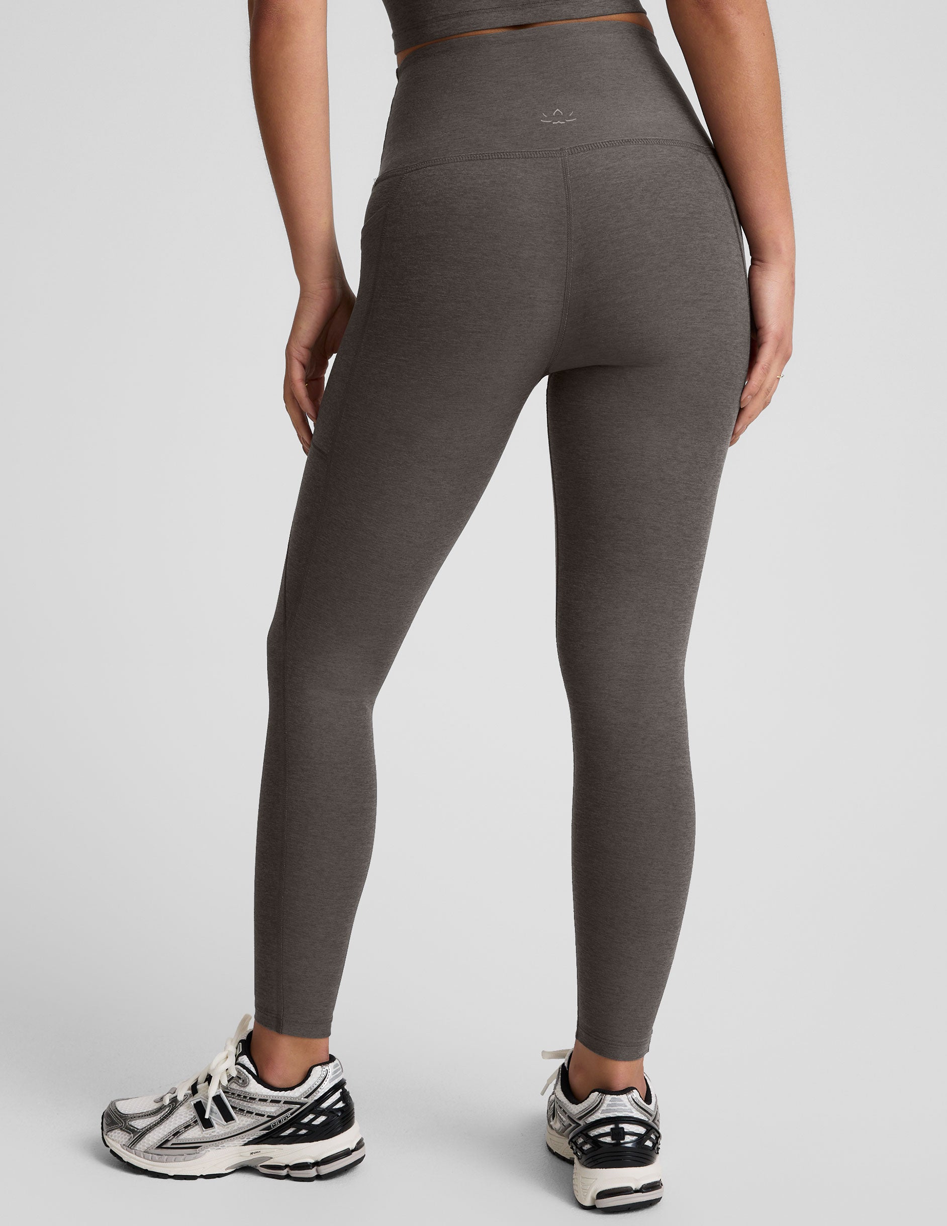 Spacedye™ Out Of Pocket High Waisted Midi Legging - True Gray Heather
