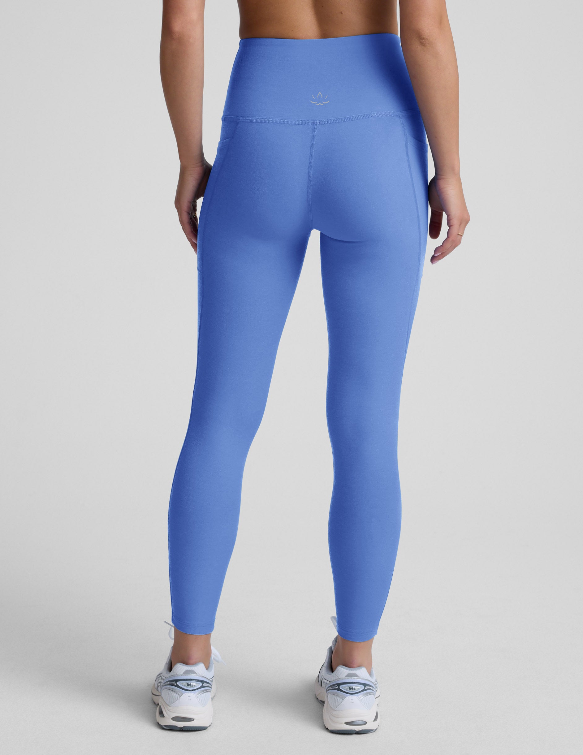 Spacedye™ Out Of Pocket High Waisted Midi Legging - Wild Flower Blue Heather