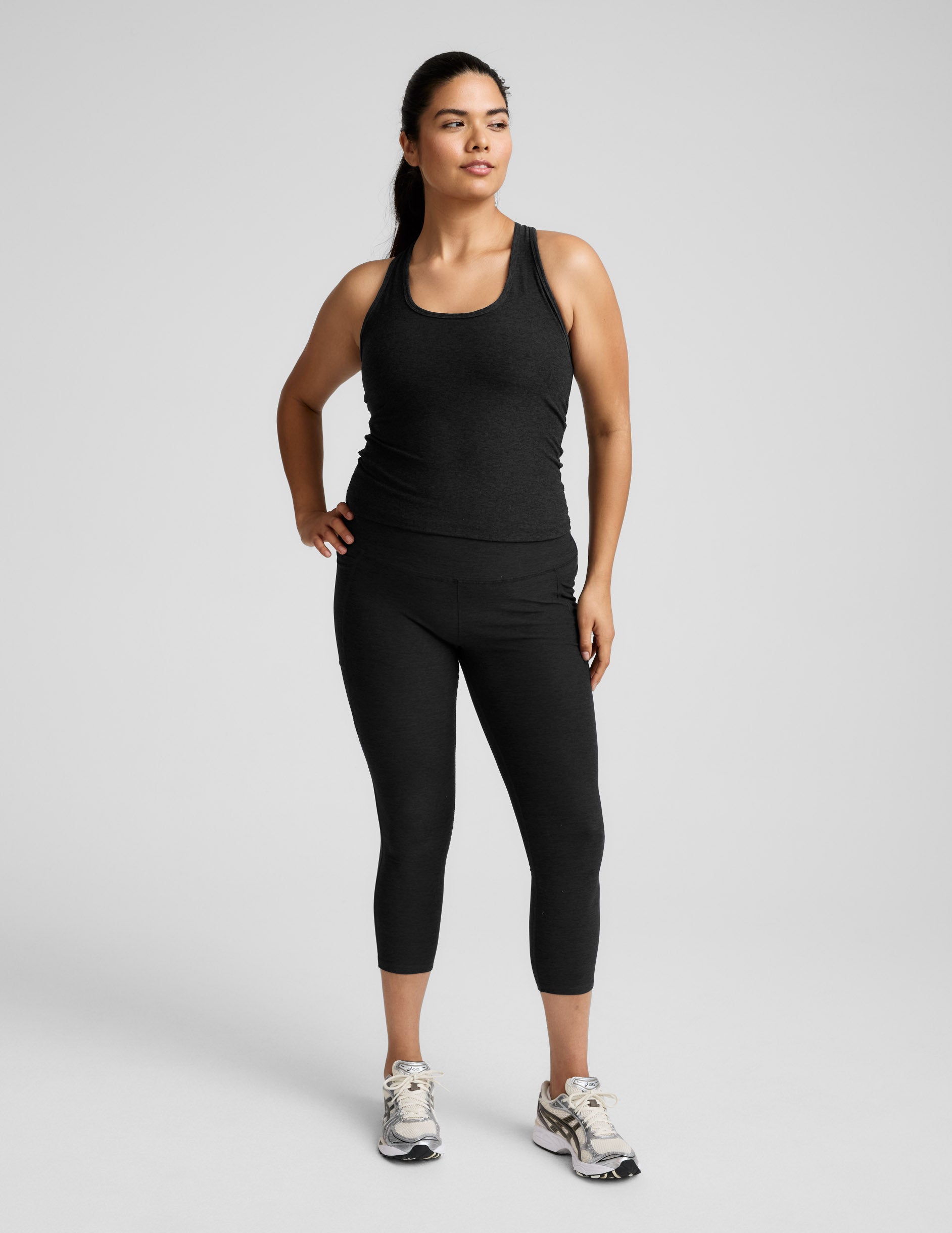 Spacedye™ Out Of Pocket High Waisted Midi Legging - Darkest Night