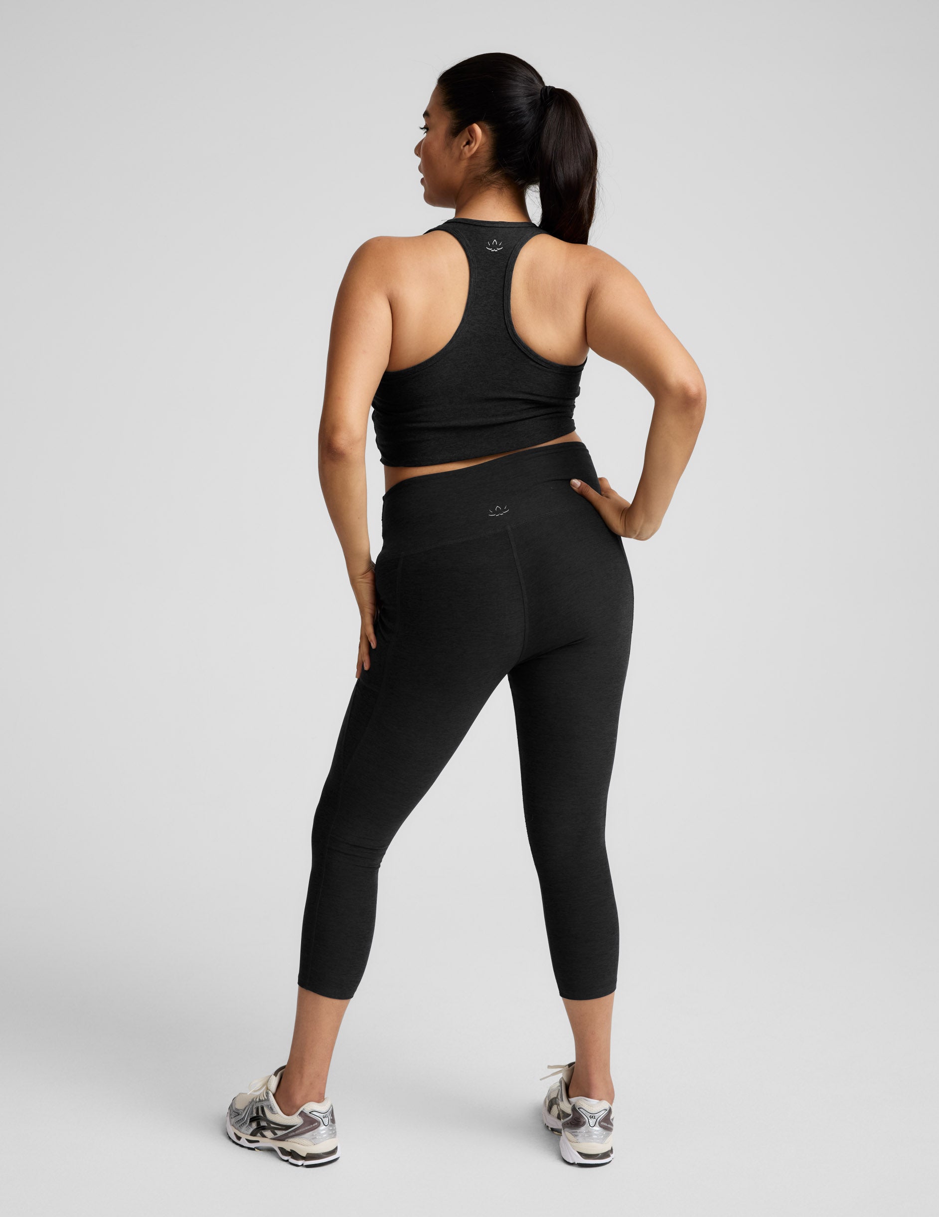 Spacedye™ Out Of Pocket High Waisted Midi Legging - Darkest Night
