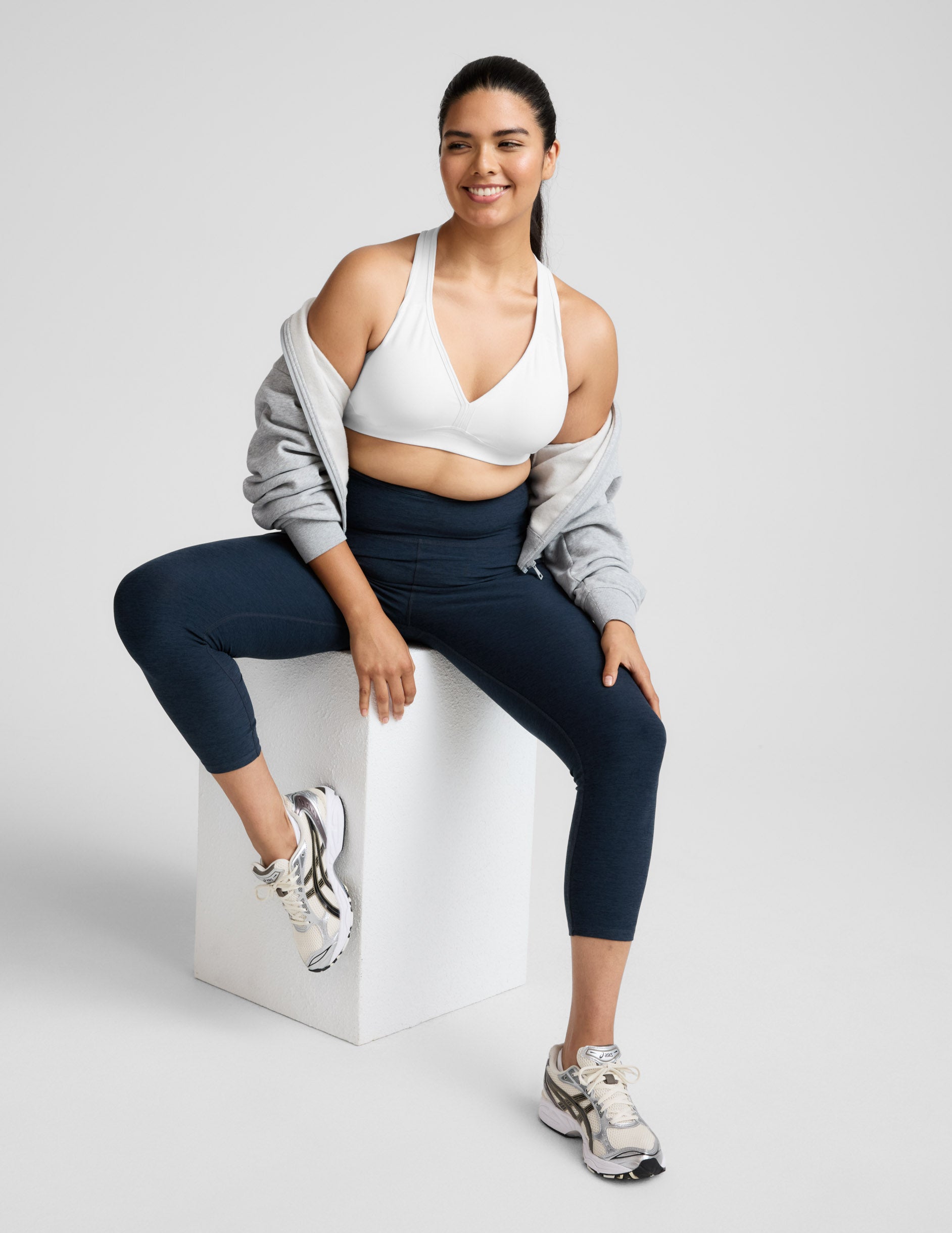 Spacedye™ Out Of Pocket High Waisted Midi Legging - Nocturnal Navy