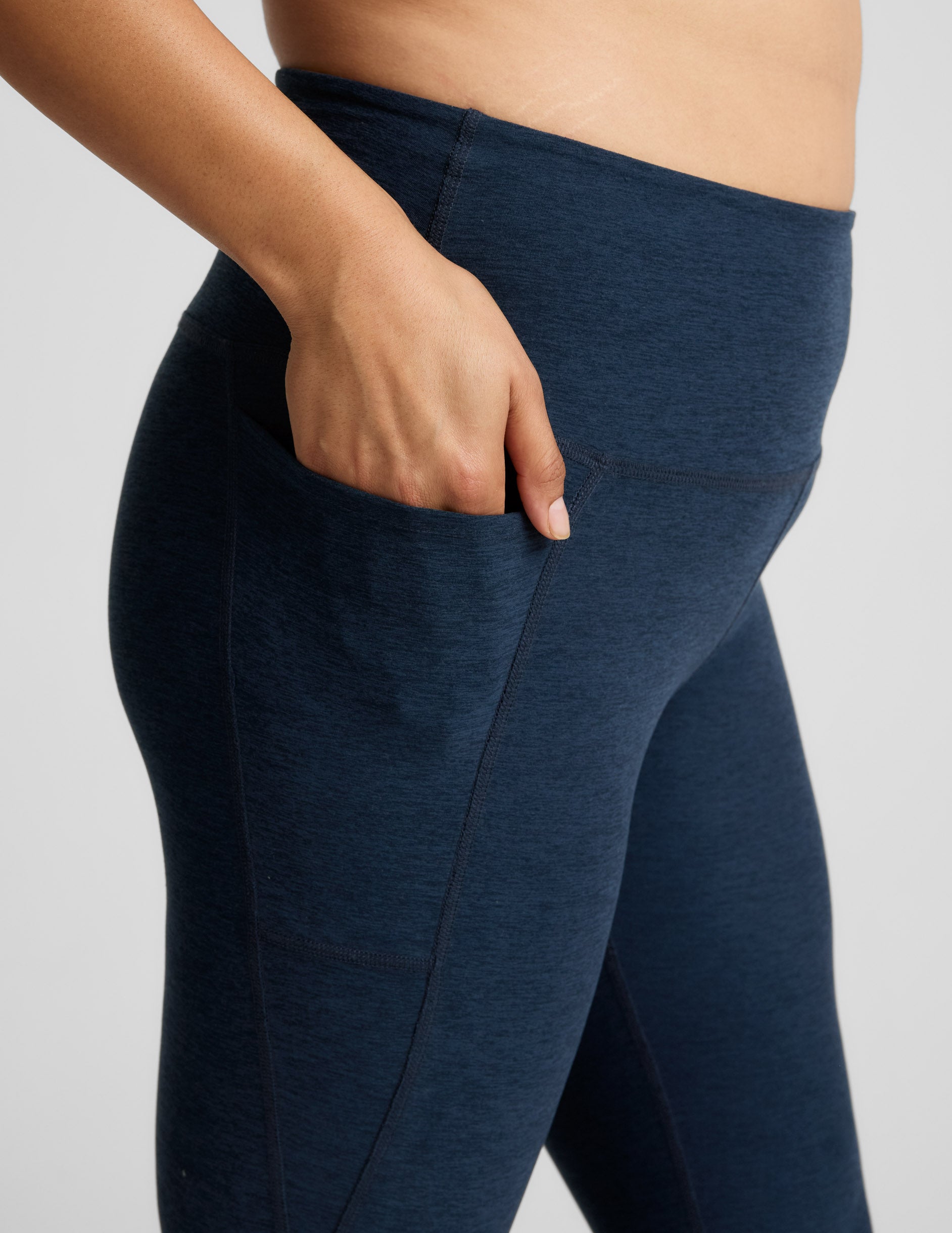 Spacedye™ Out Of Pocket High Waisted Midi Legging - Nocturnal Navy