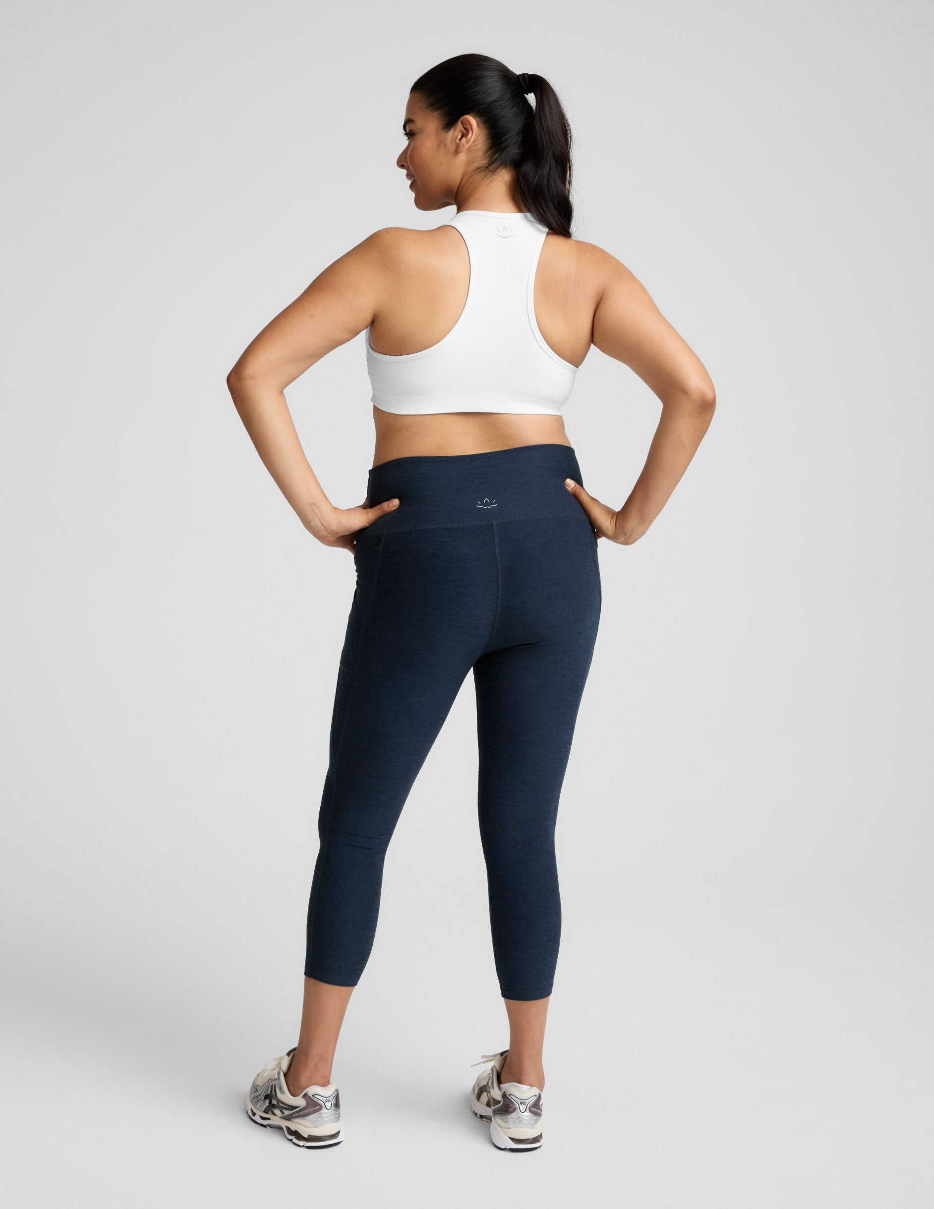 Spacedye™ Out Of Pocket High Waisted Midi Legging - Nocturnal Navy