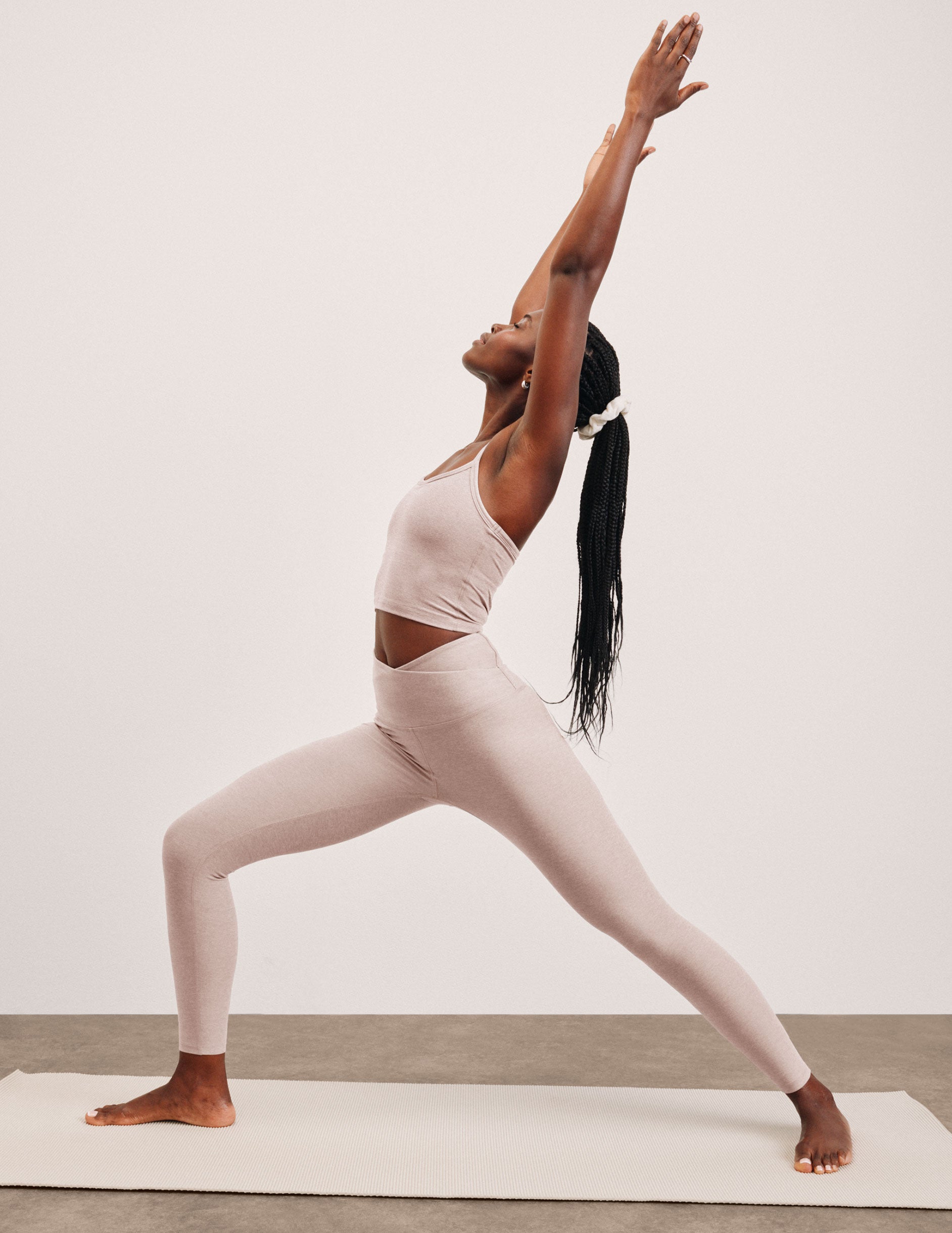Spacedye™ At Your Leisure High Waisted Midi Legging - Chai