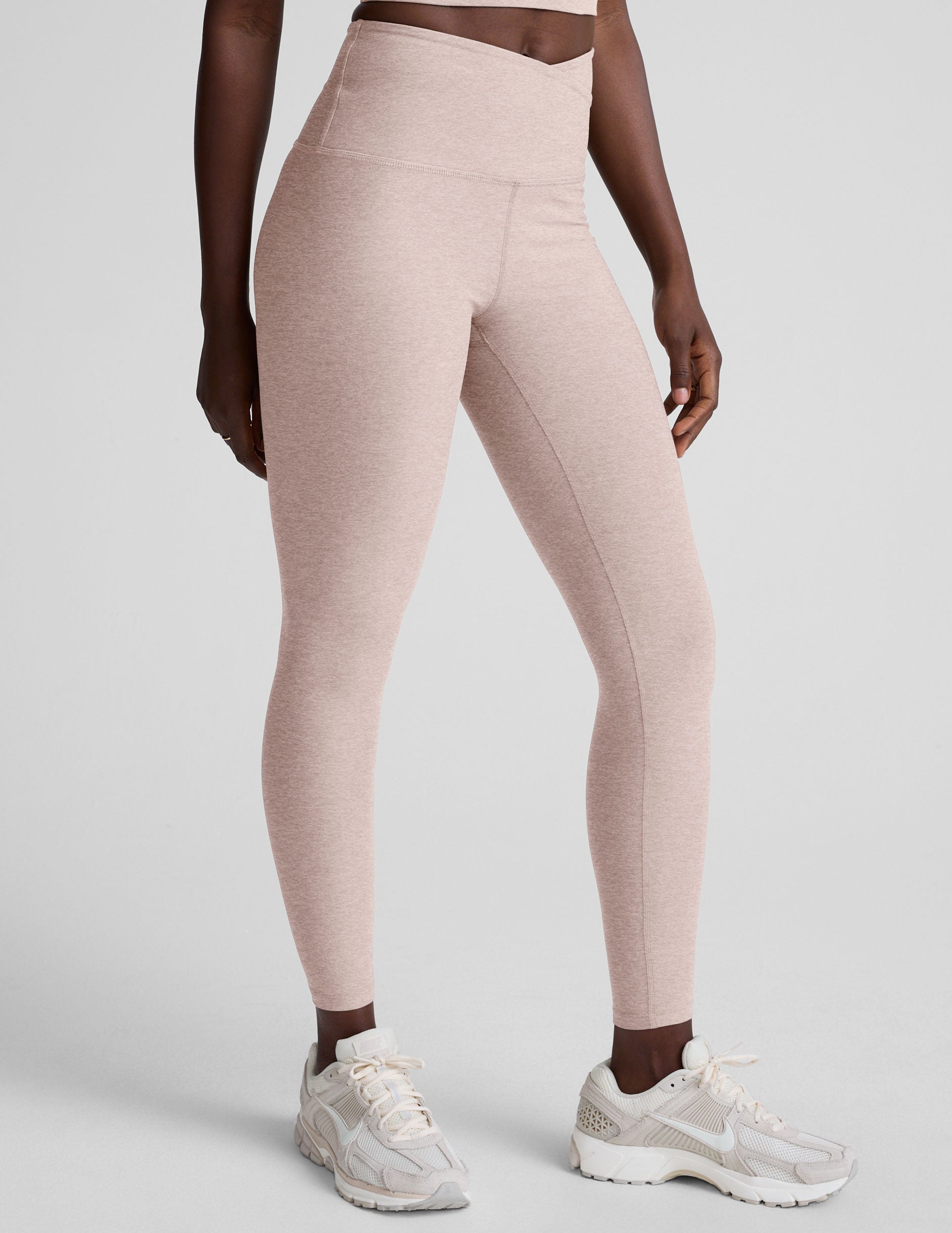 Spacedye™ At Your Leisure High Waisted Midi Legging - Chai