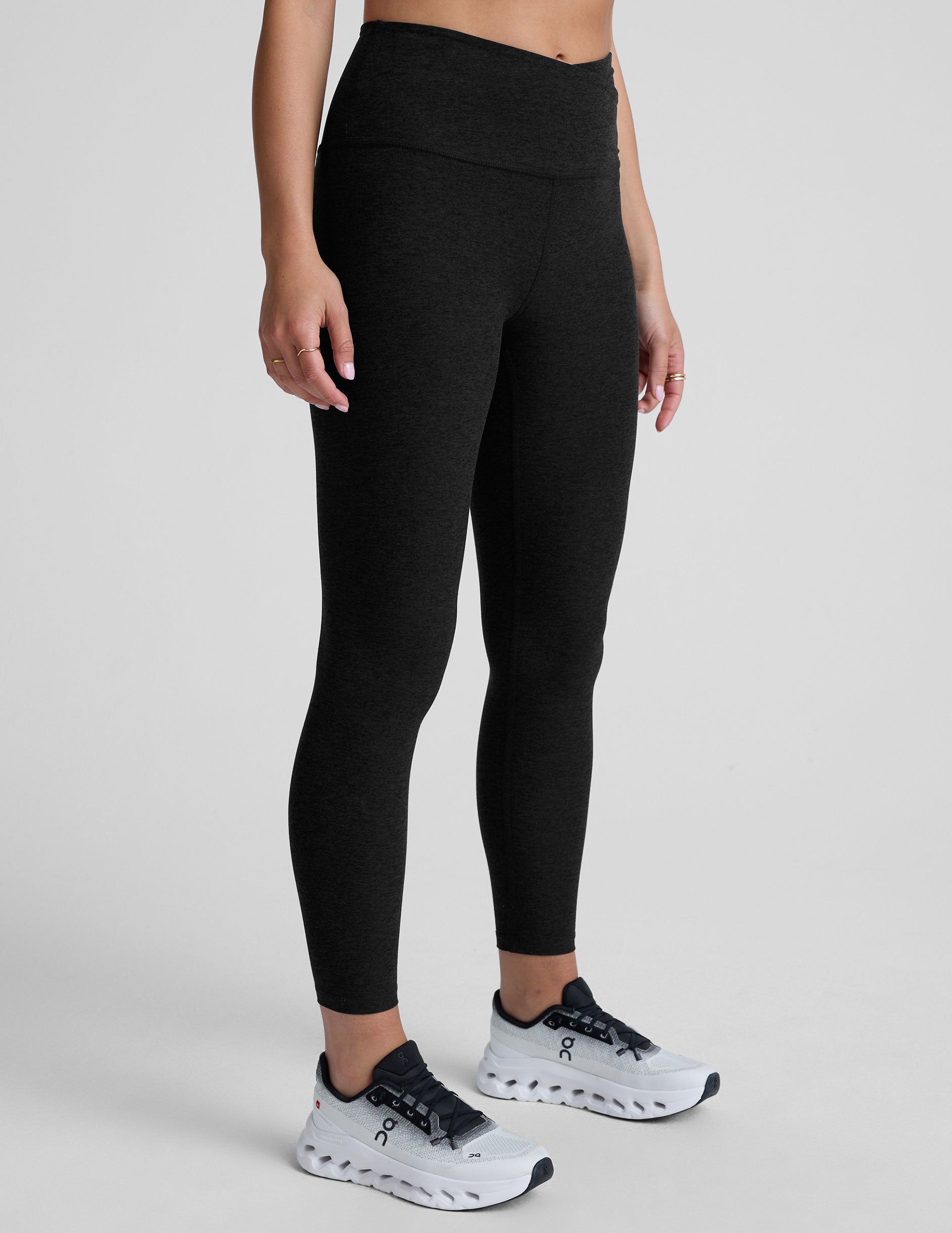 Spacedye™ At Your Leisure High Waisted Midi Legging - Darkest Night