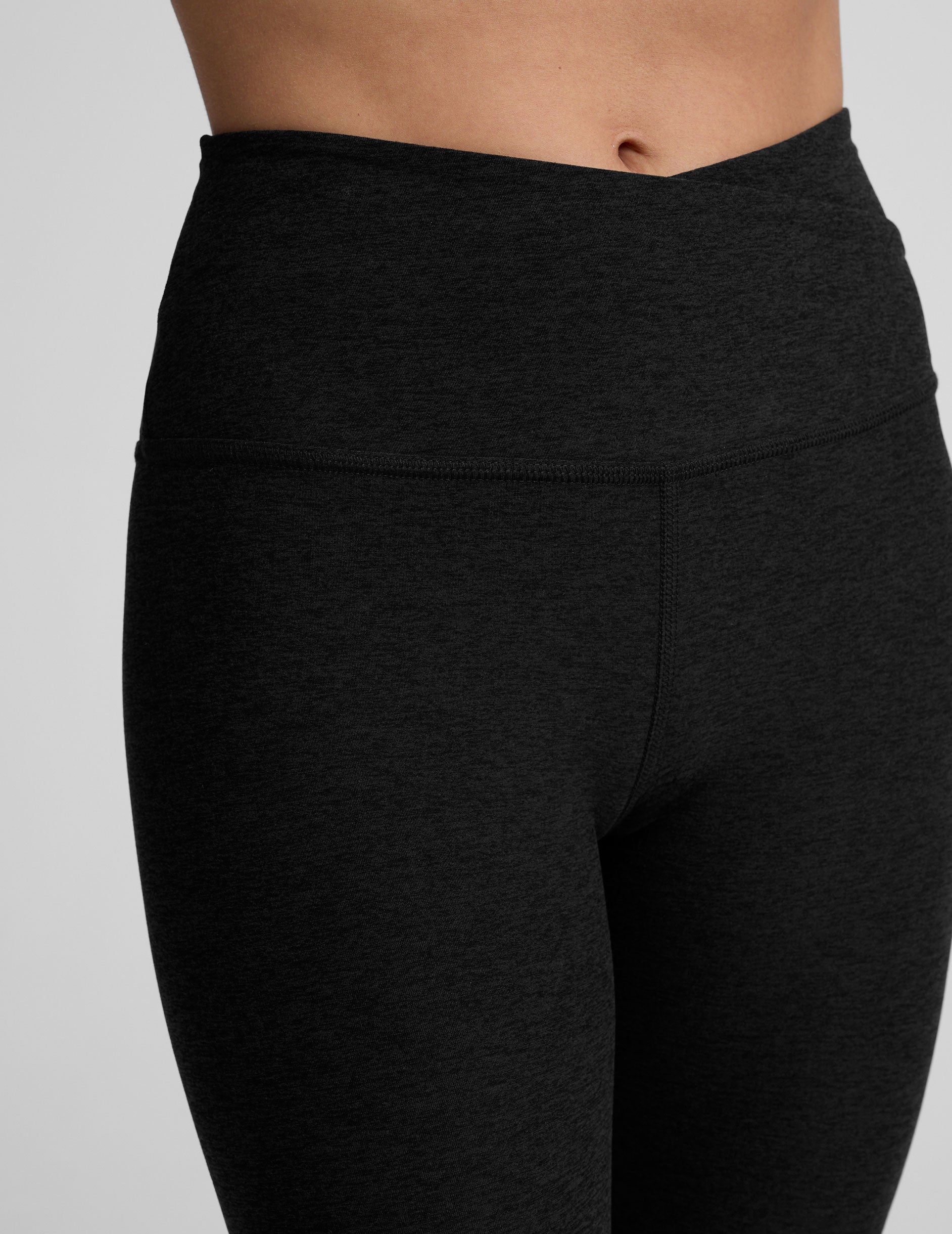 Spacedye™ At Your Leisure High Waisted Midi Legging - Darkest Night