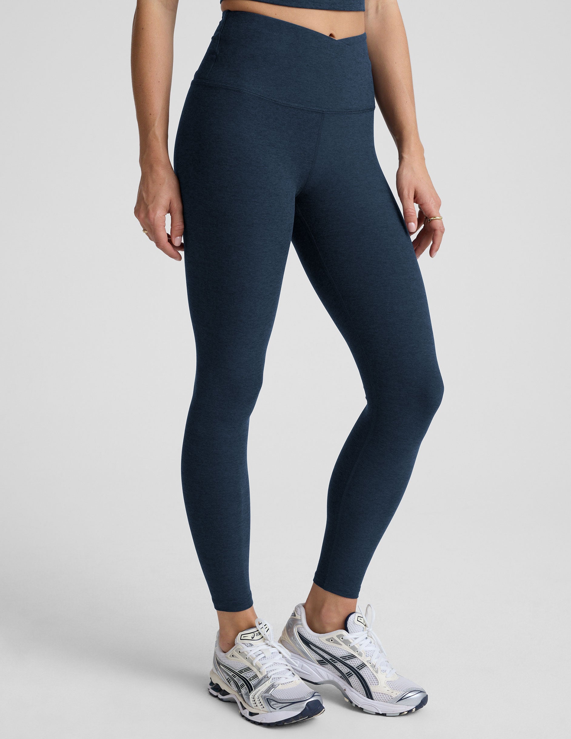 Spacedye™ At Your Leisure High Waisted Midi Legging - Nocturnal Navy