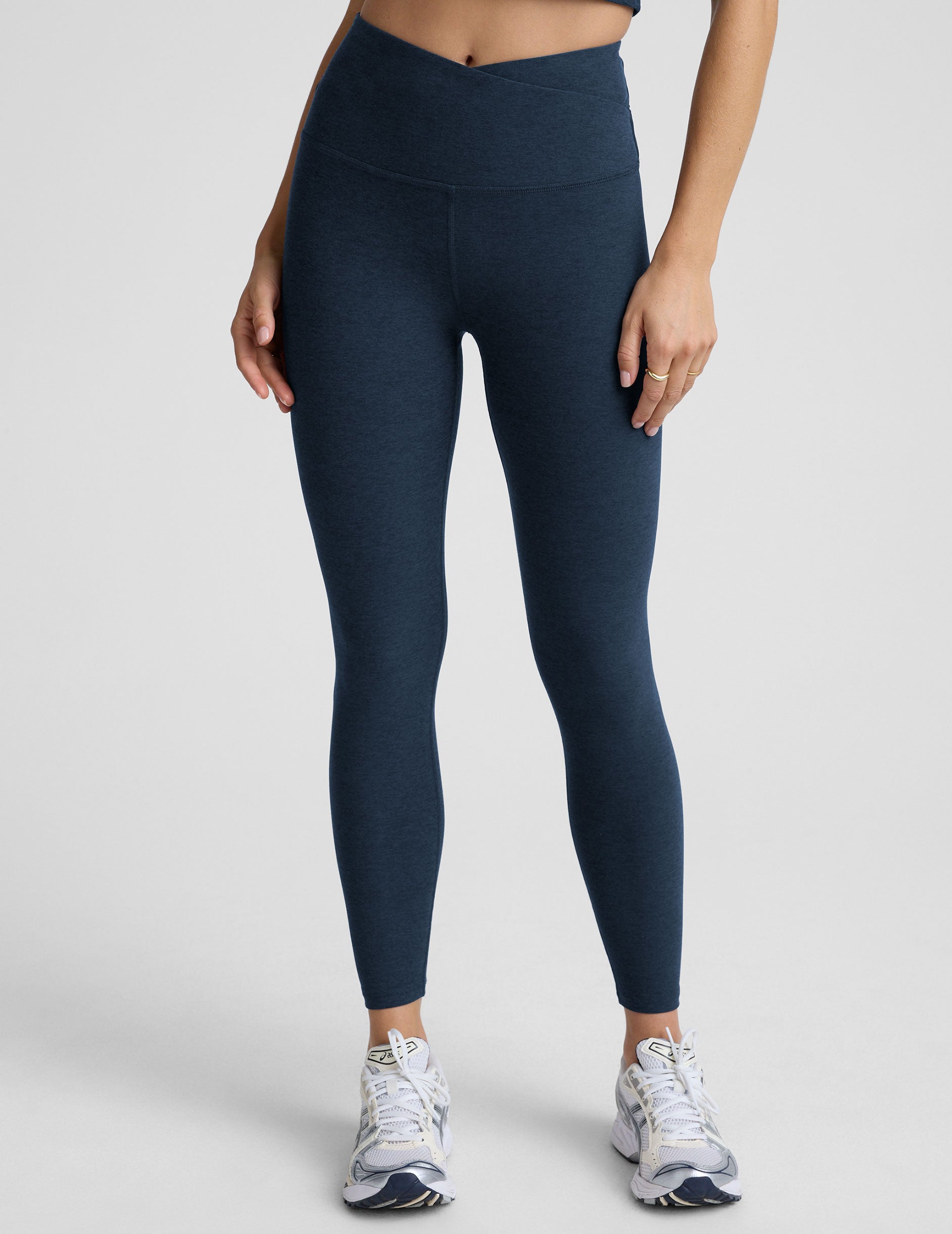 Spacedye™ At Your Leisure High Waisted Midi Legging - Nocturnal Navy