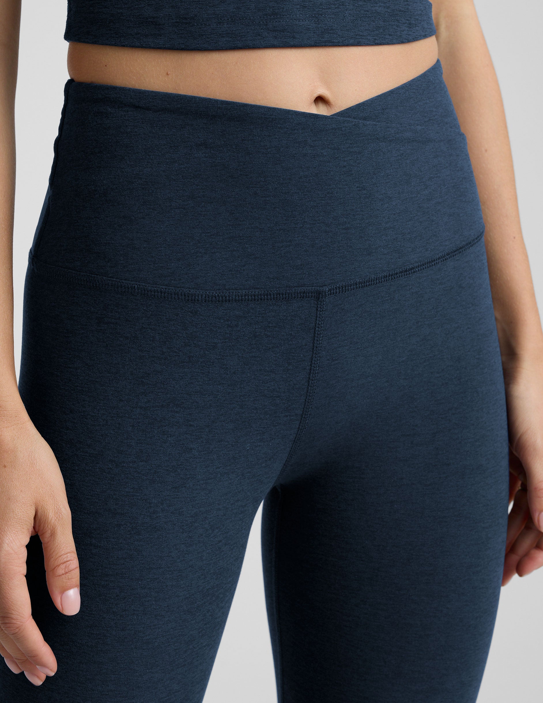 Spacedye™ At Your Leisure High Waisted Midi Legging - Nocturnal Navy