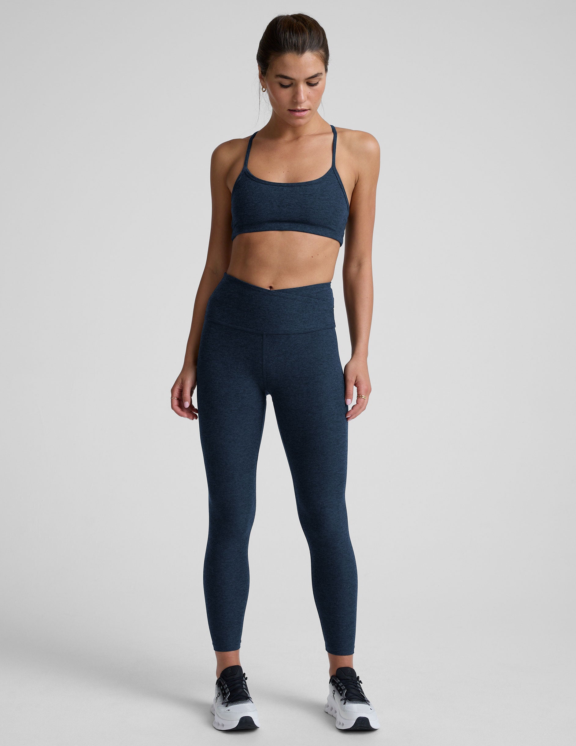 Spacedye™ At Your Leisure High Waisted Midi Legging - Nocturnal Navy
