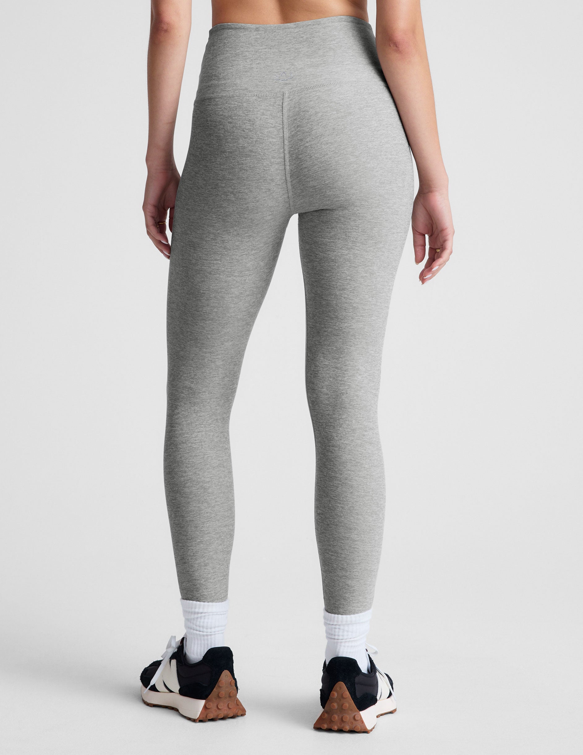 Spacedye™ At Your Leisure High Waisted Midi Legging - Silver Mist