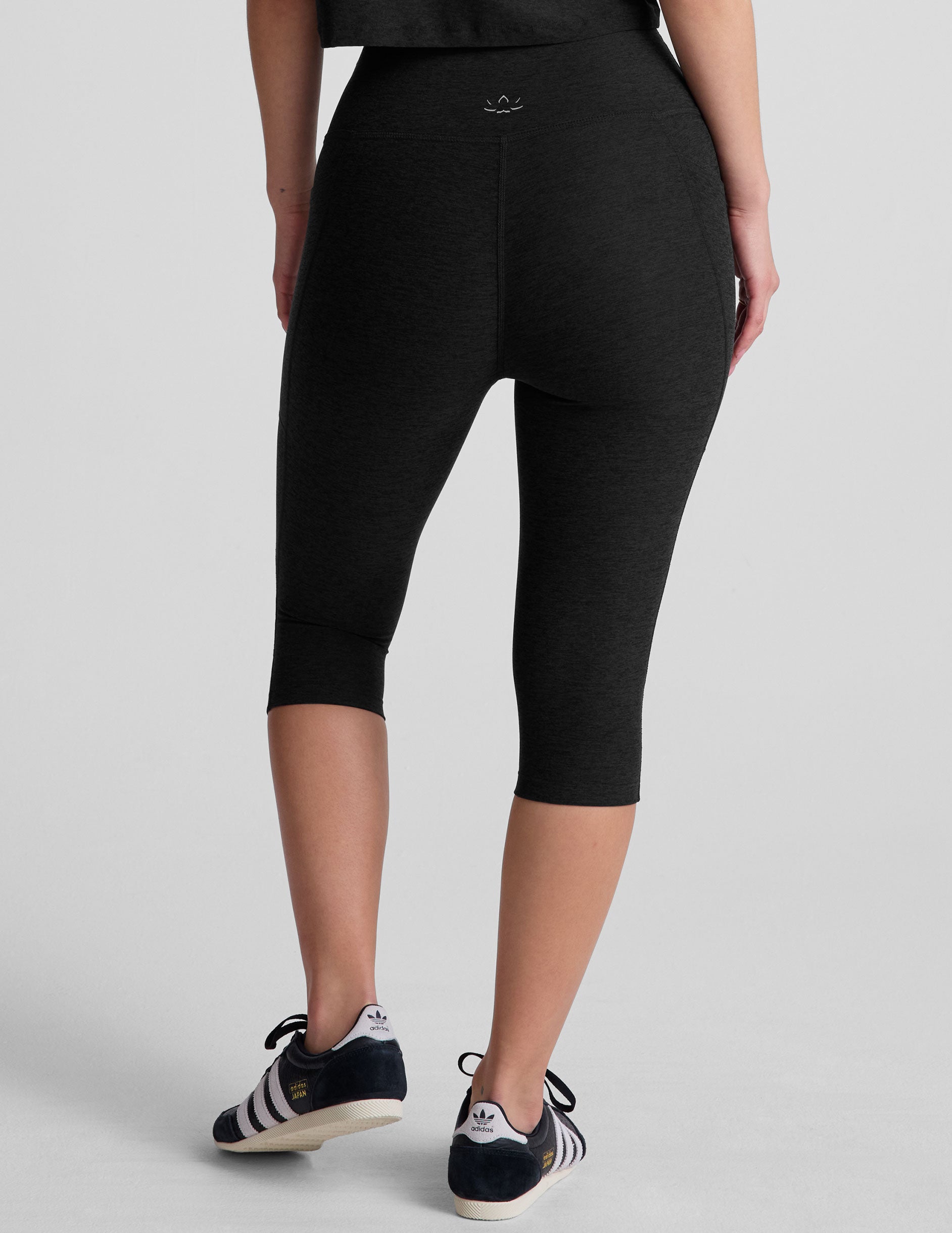 Spacedye™ High Waisted Pocket Pedal Pusher Legging - Darkest Night