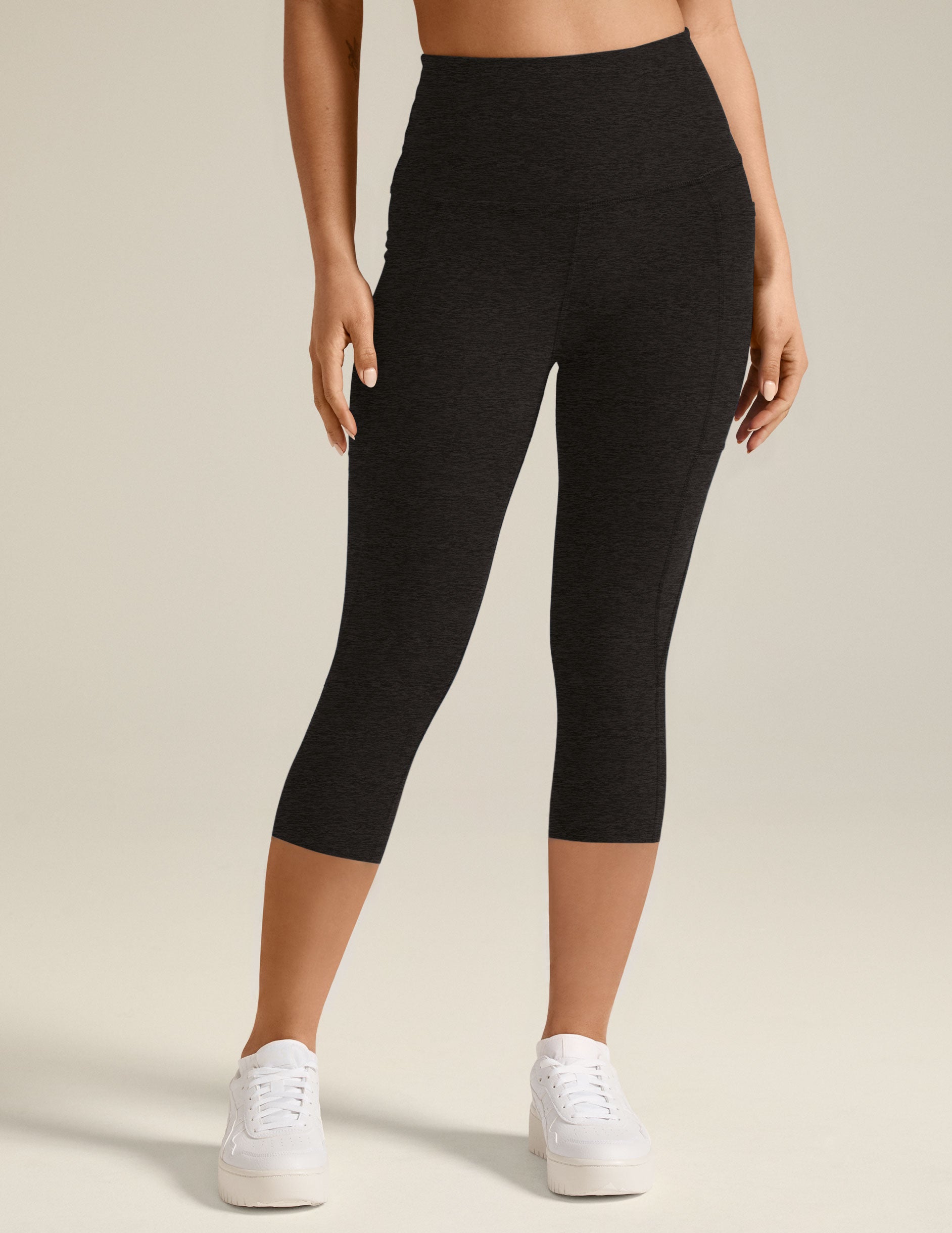 Spacedye™ Out Of Pocket High Waisted Capri Legging 26" - Darkest Night