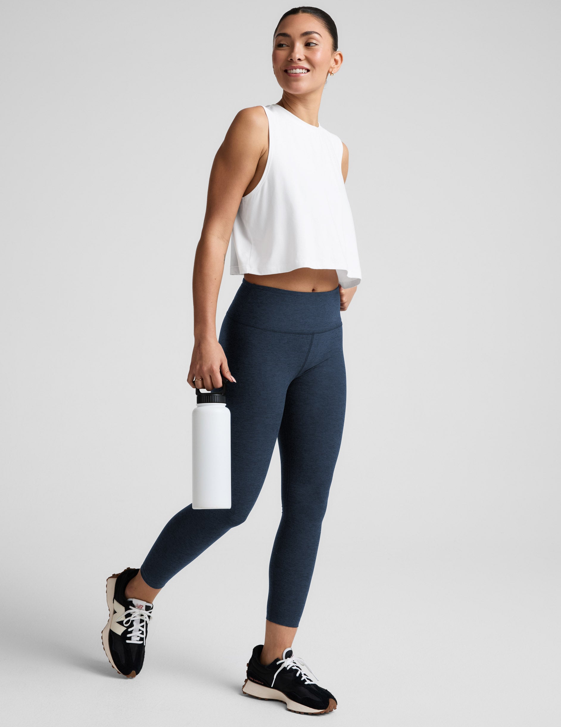 Spacedye™ Mid-Rise Legging - Nocturnal Navy
