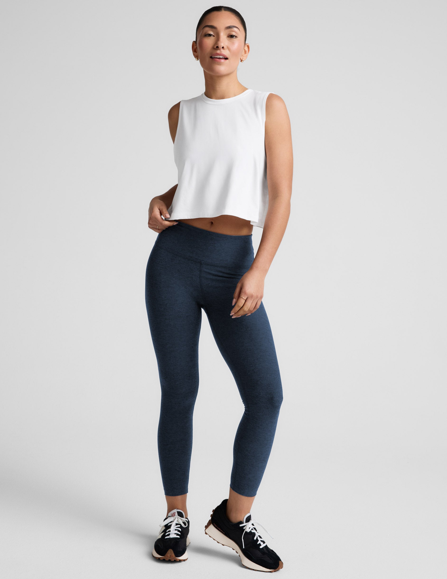 Spacedye™ Mid-Rise Legging - Nocturnal Navy