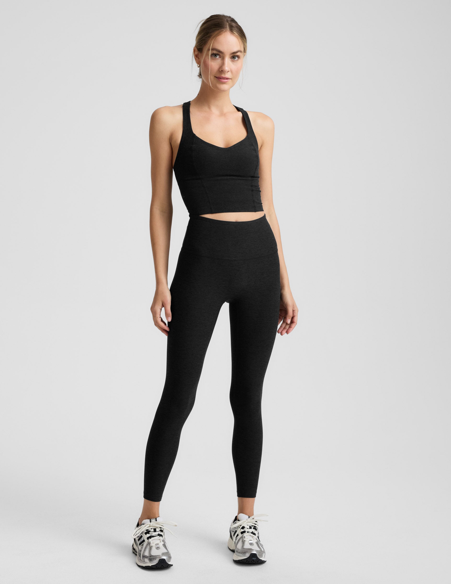 Spacedye™ No Front Seam Midi Legging - Darkest Night