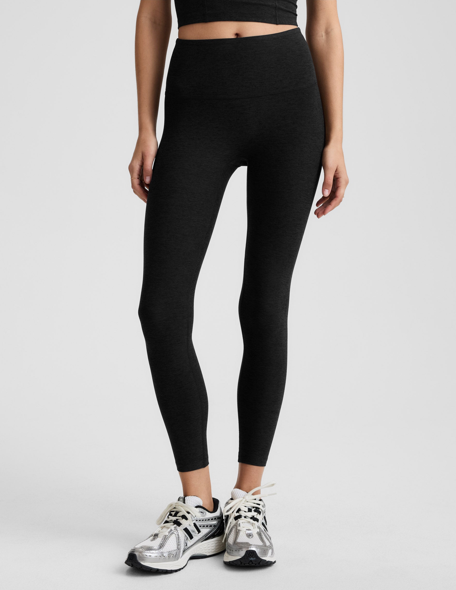 Spacedye™ No Front Seam Midi Legging - Darkest Night